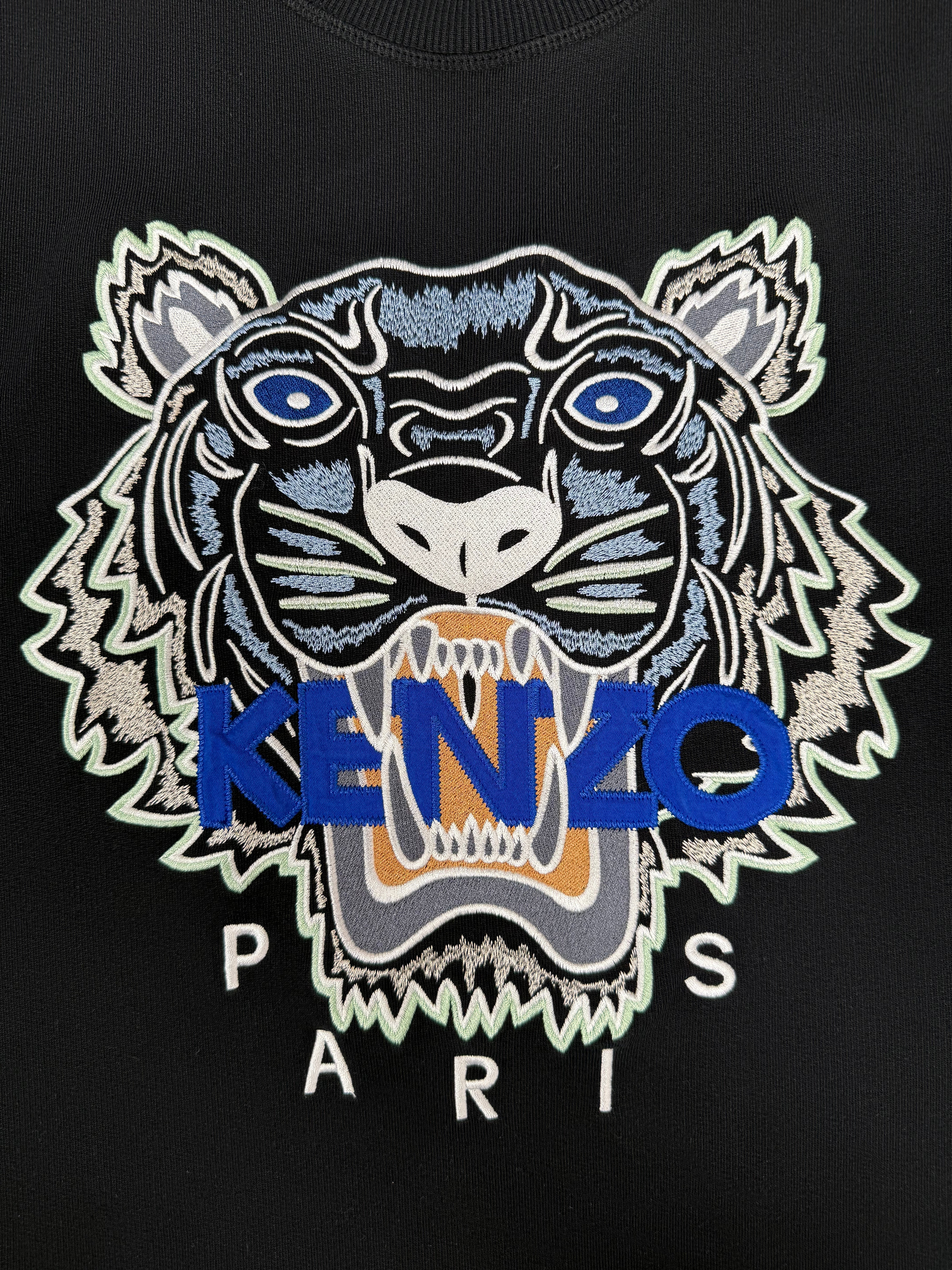 Kenzo Embroidered Tiger Sweatshirt - Black Kenzo