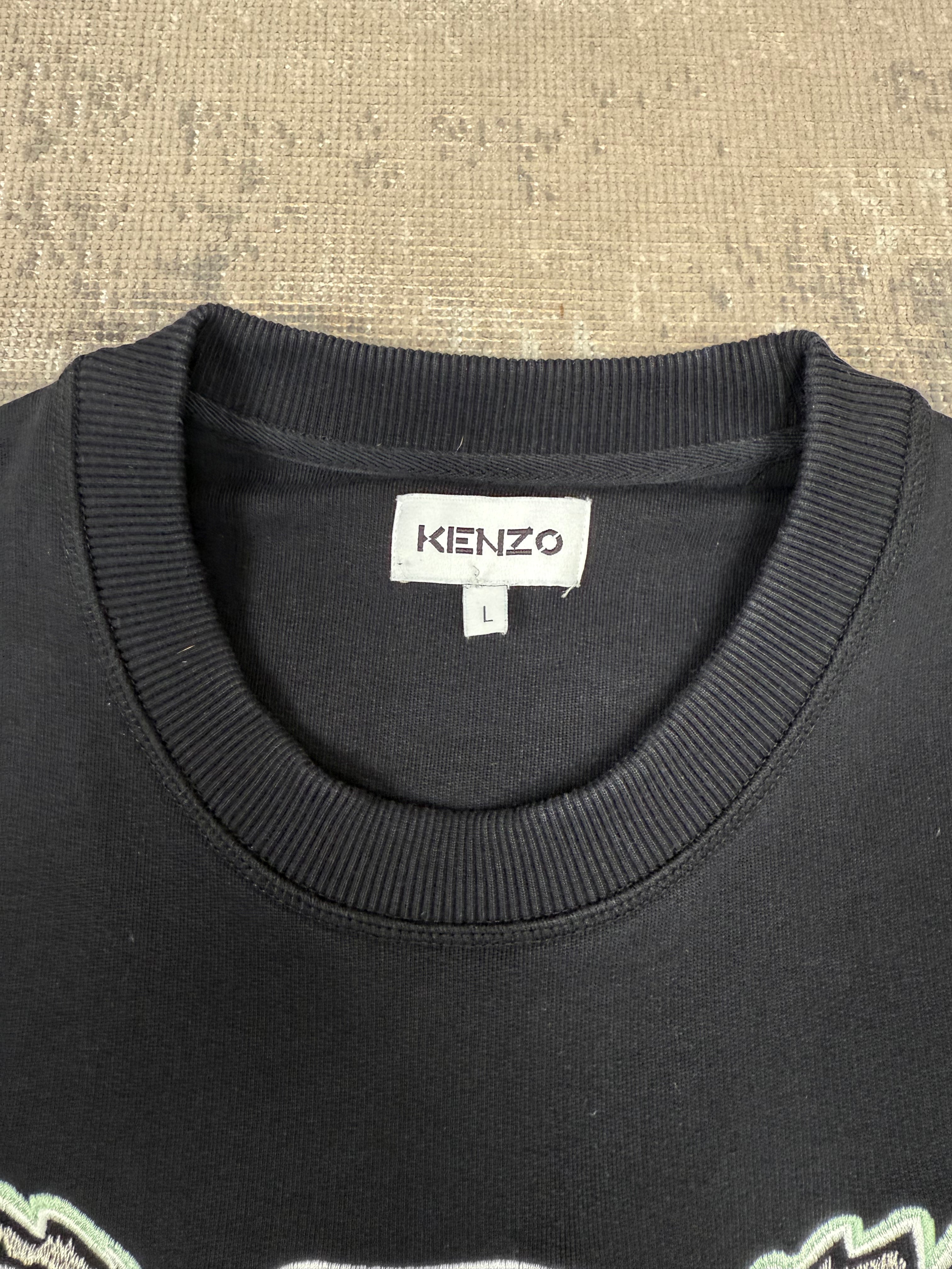 Kenzo Embroidered Tiger Sweatshirt - Black Kenzo