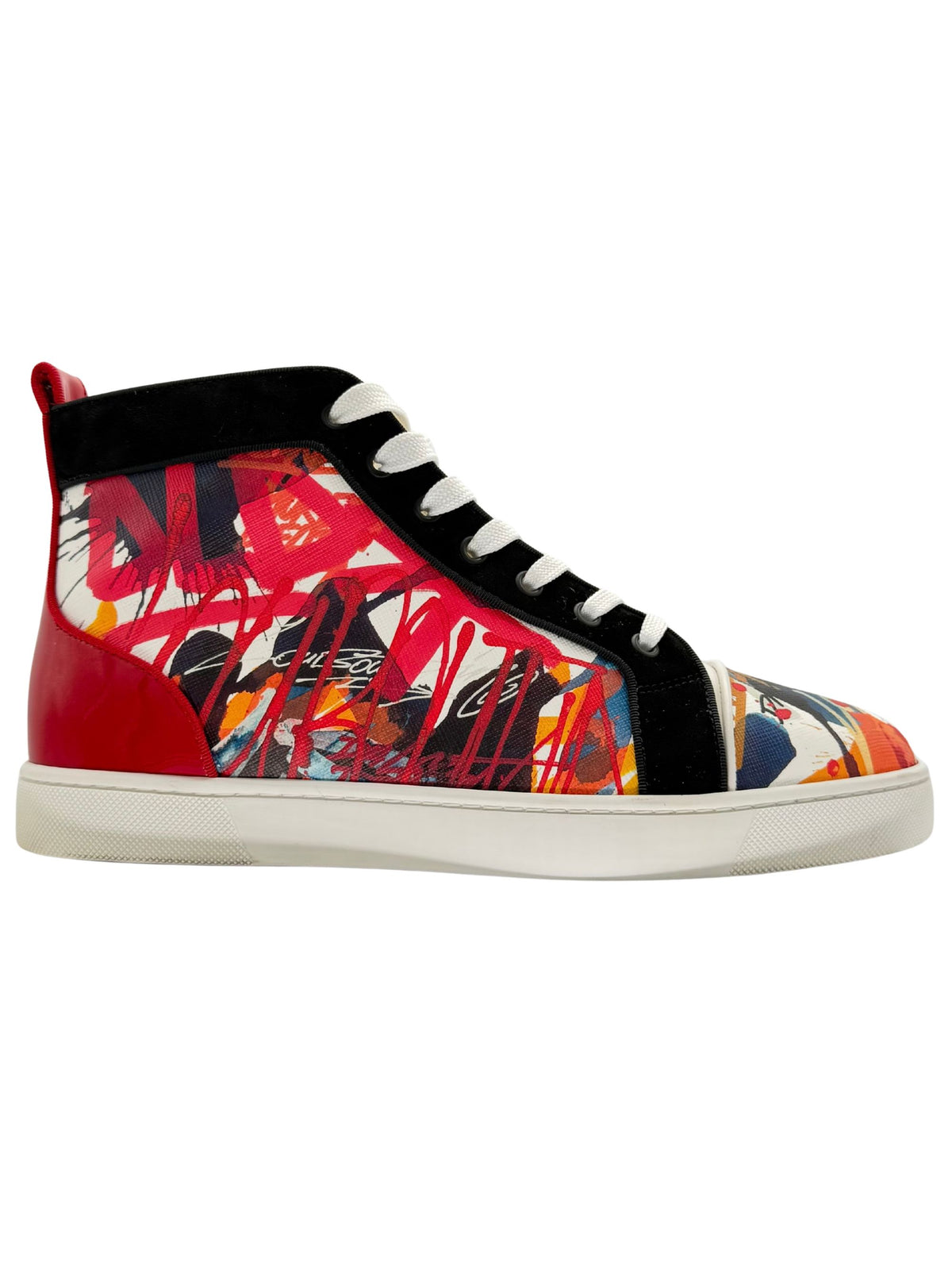 Christian Louboutin Graffiti High-Top Sneakers Christian Louboutin