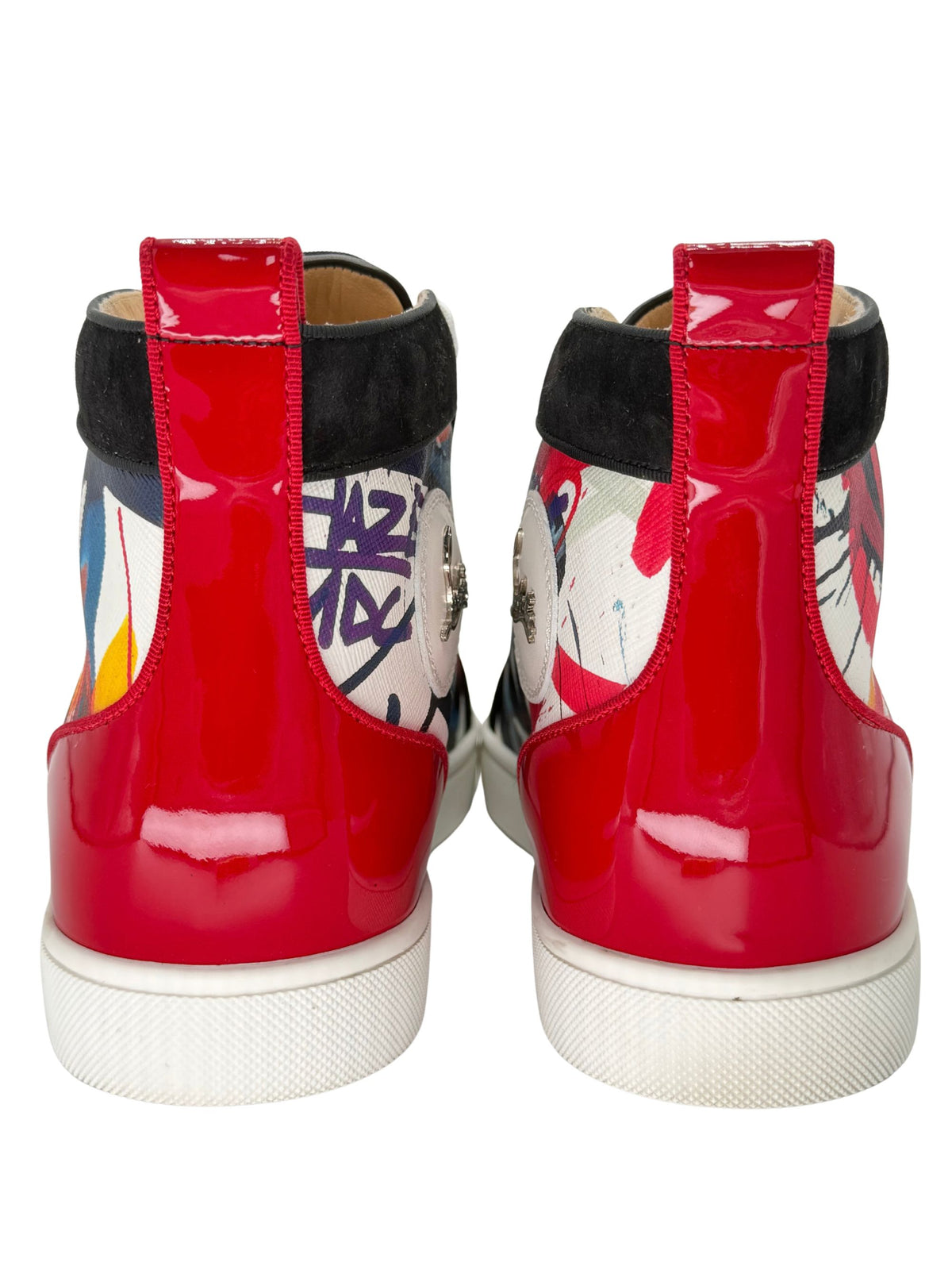 Christian Louboutin Graffiti High-Top Sneakers Christian Louboutin