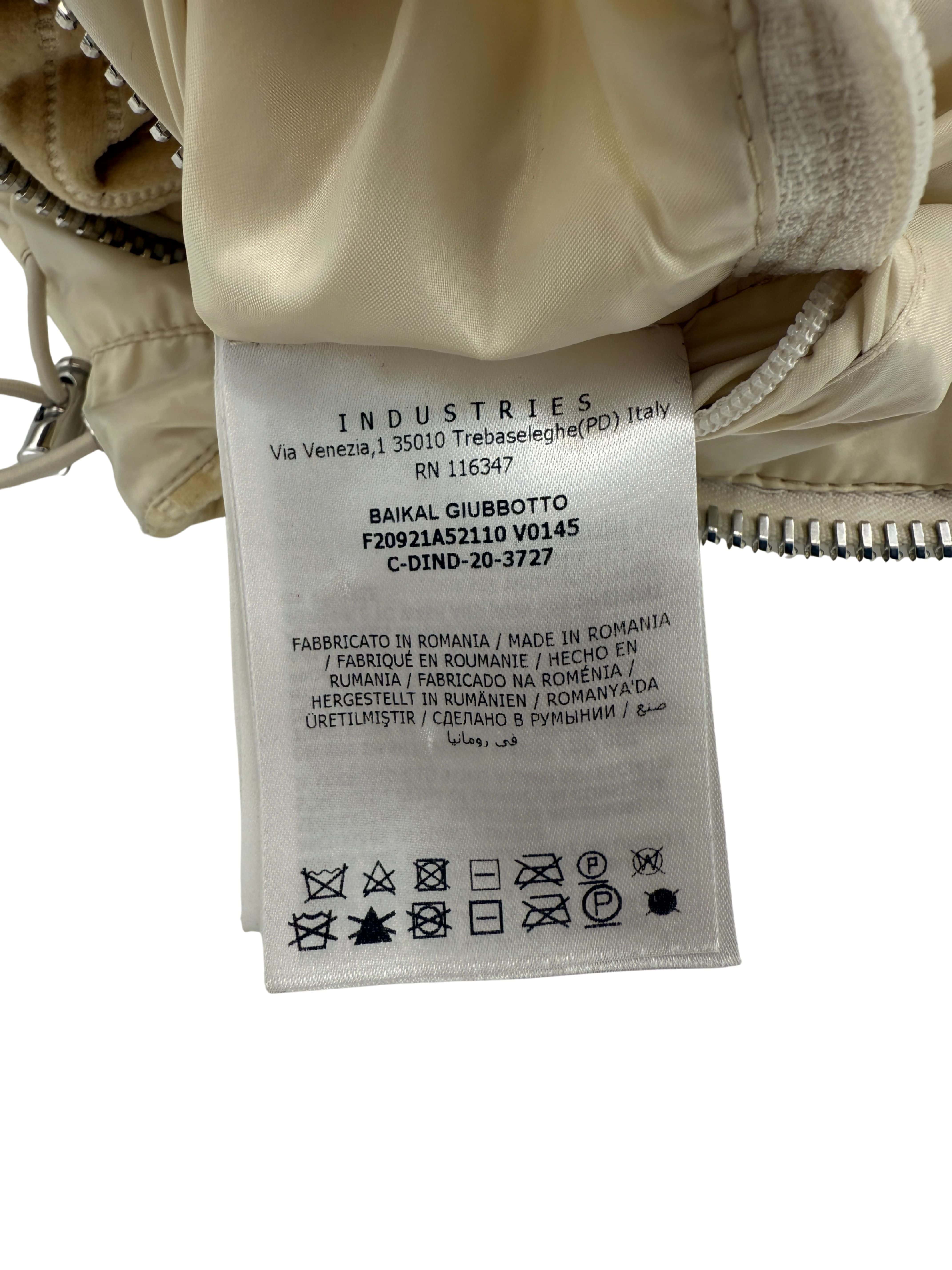 Moncler Corduroy Down Fleece Jacket - Cream