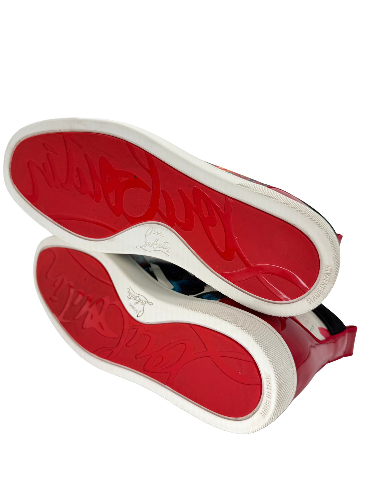 Christian Louboutin Graffiti High-Top Sneakers Christian Louboutin