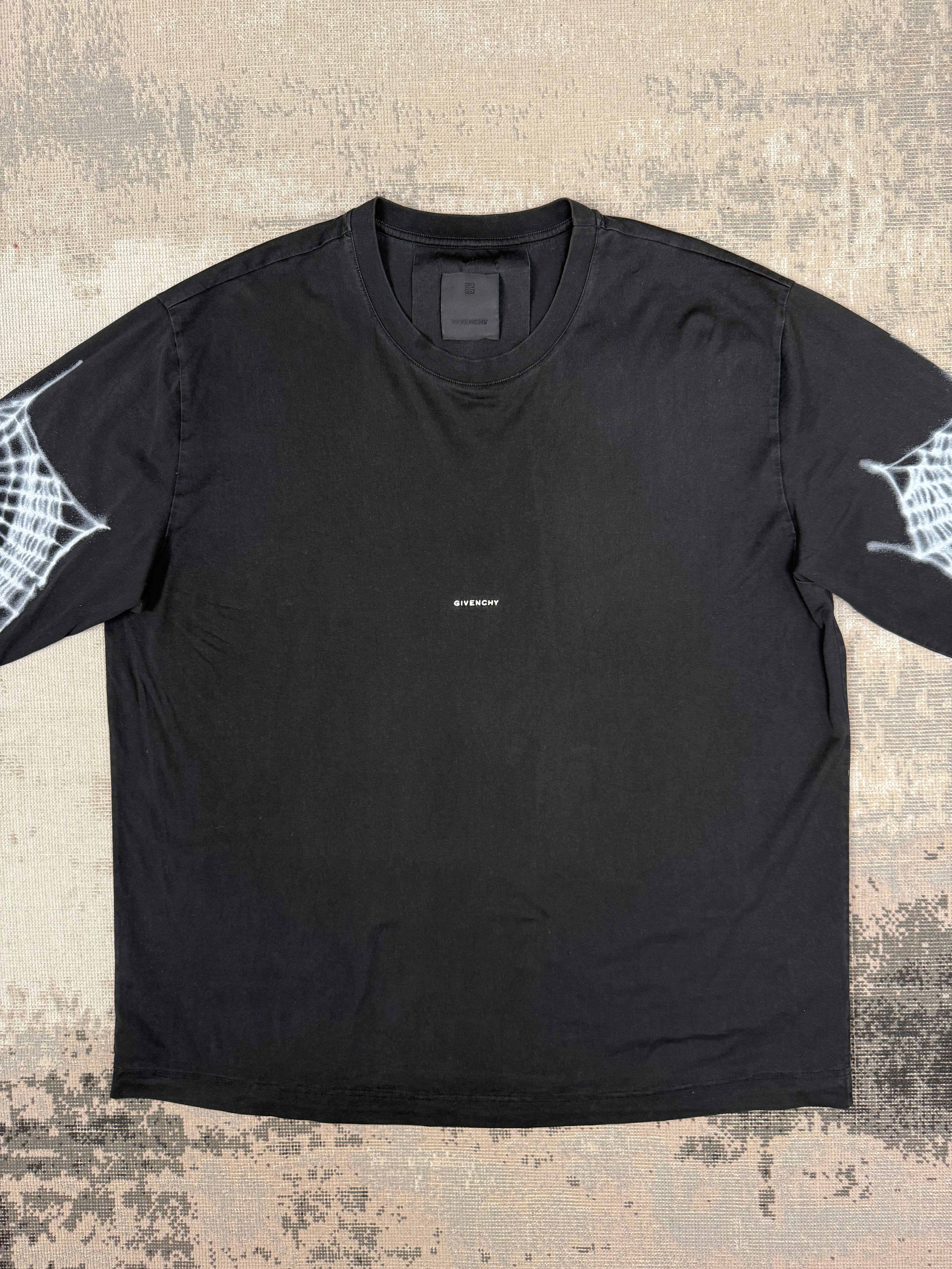 Givenchy Long Sleeve Web T-Shirt - Black Givenchy
