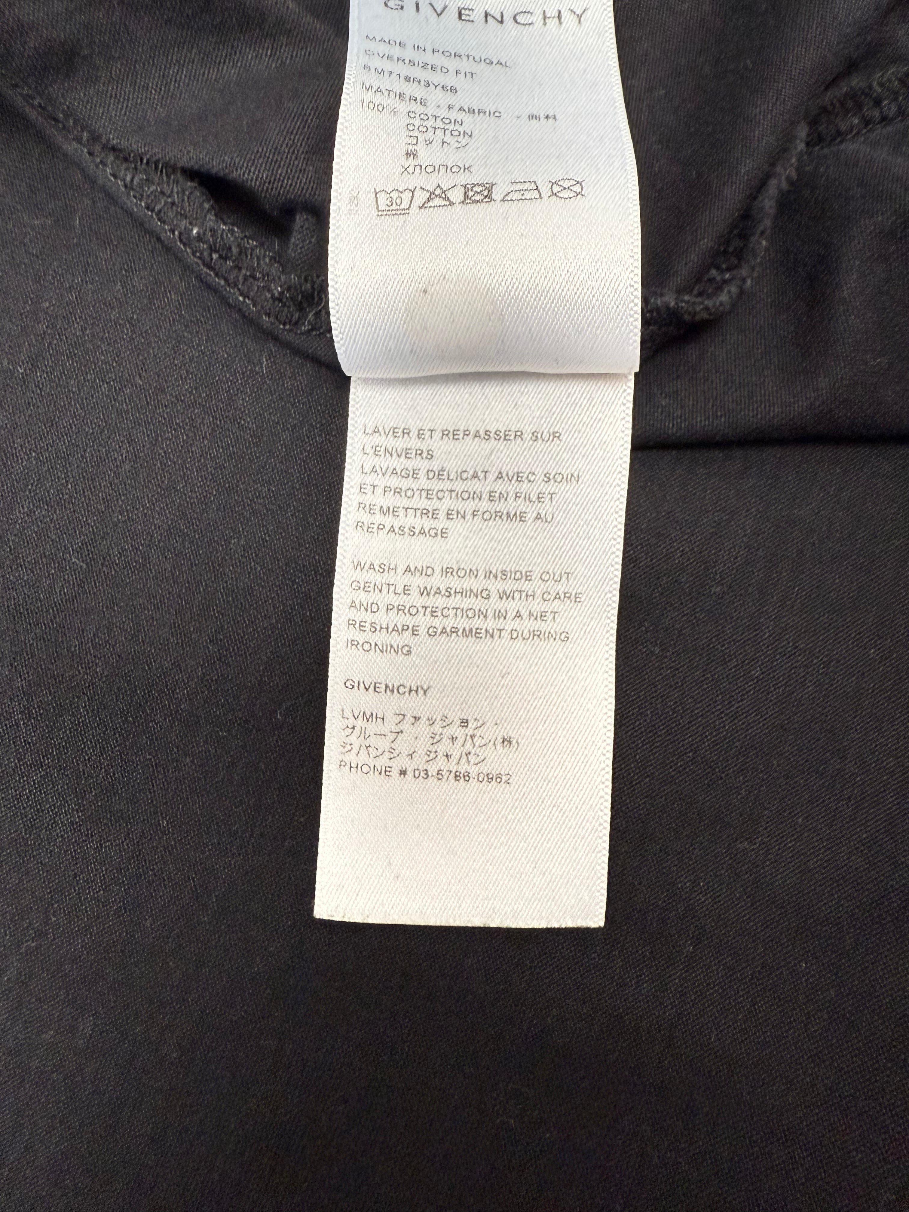 Givenchy Long Sleeve Web T-Shirt - Black Givenchy
