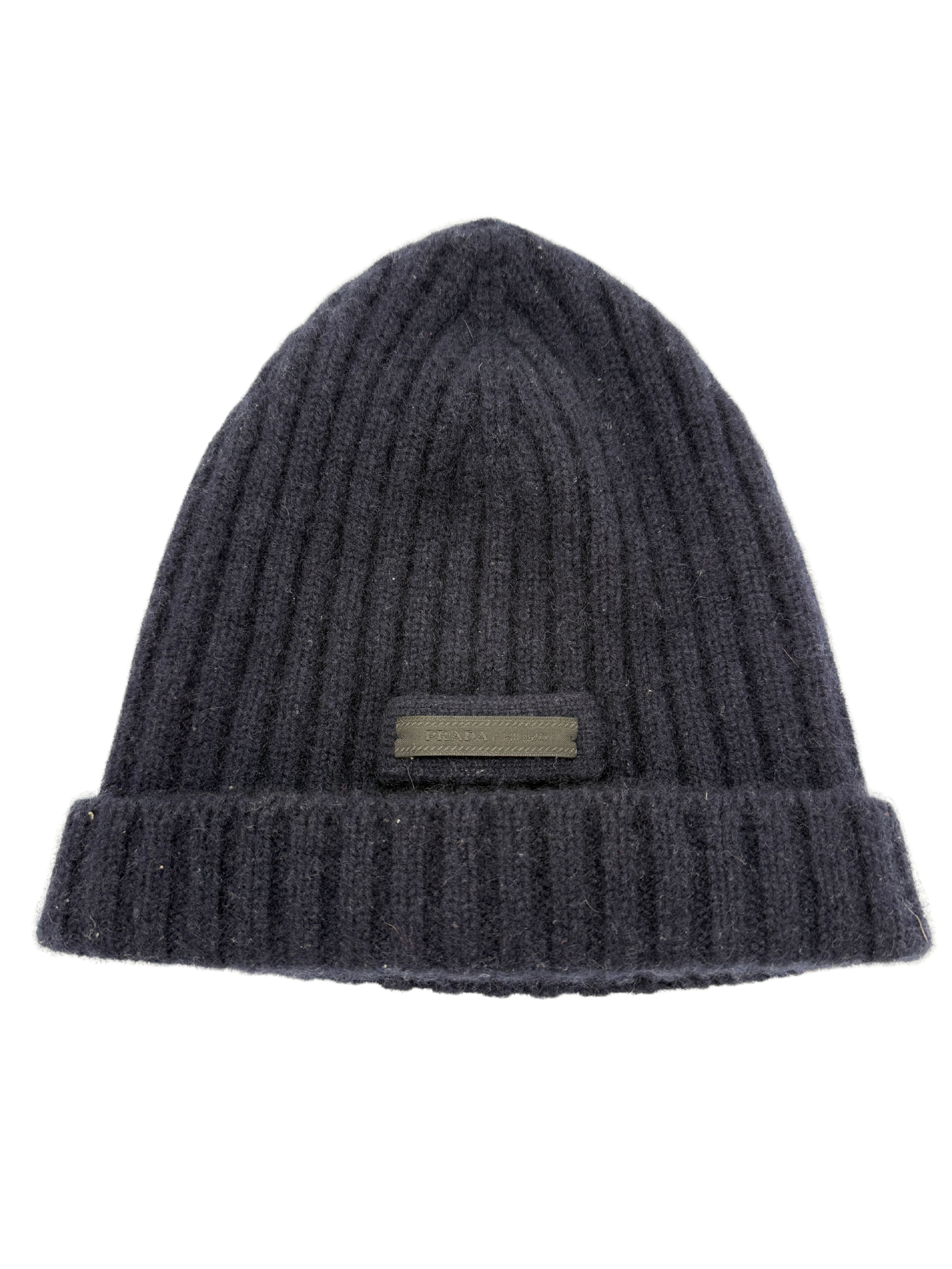 Prada Cashmere Beanie - Navy Prada