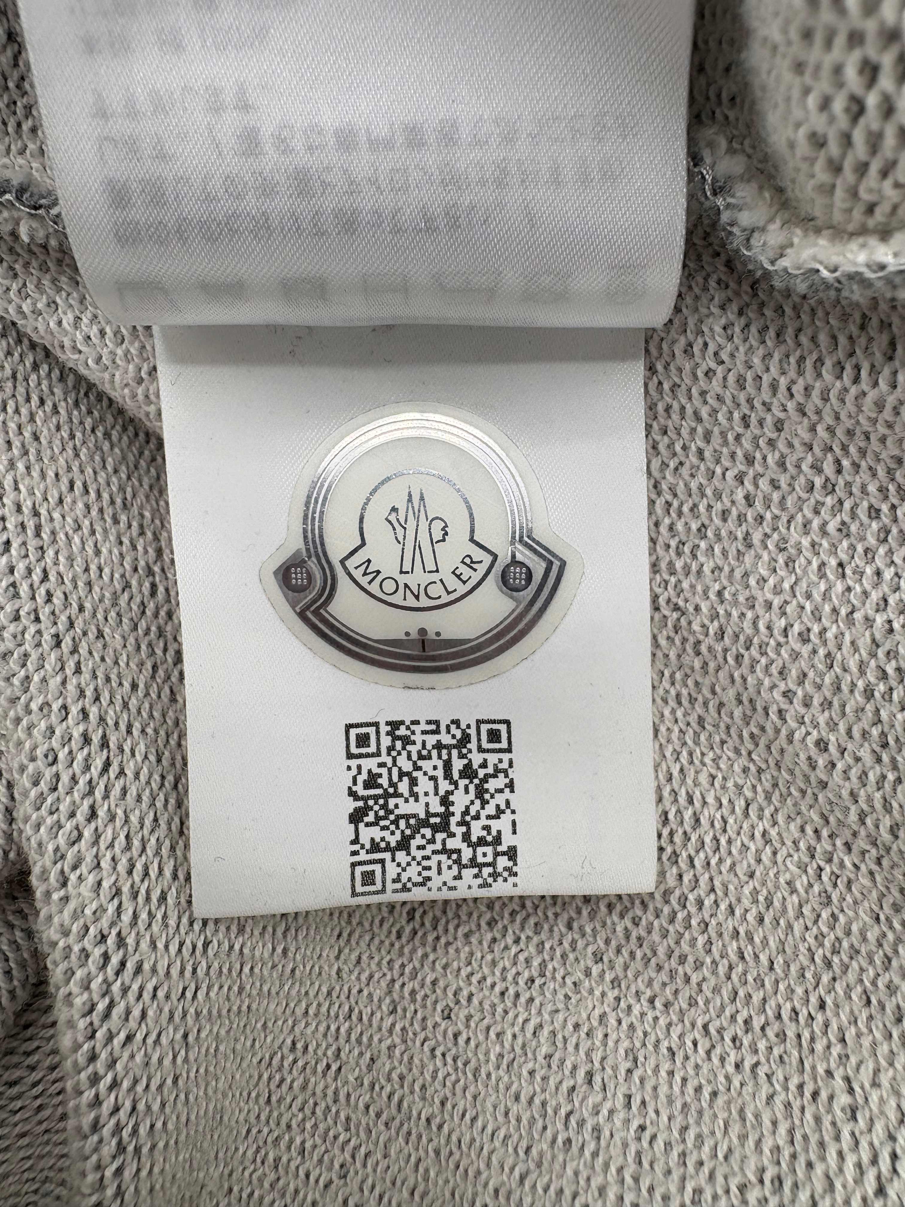 Moncler Embroidered Logo Sweatshirt - Grey Moncler