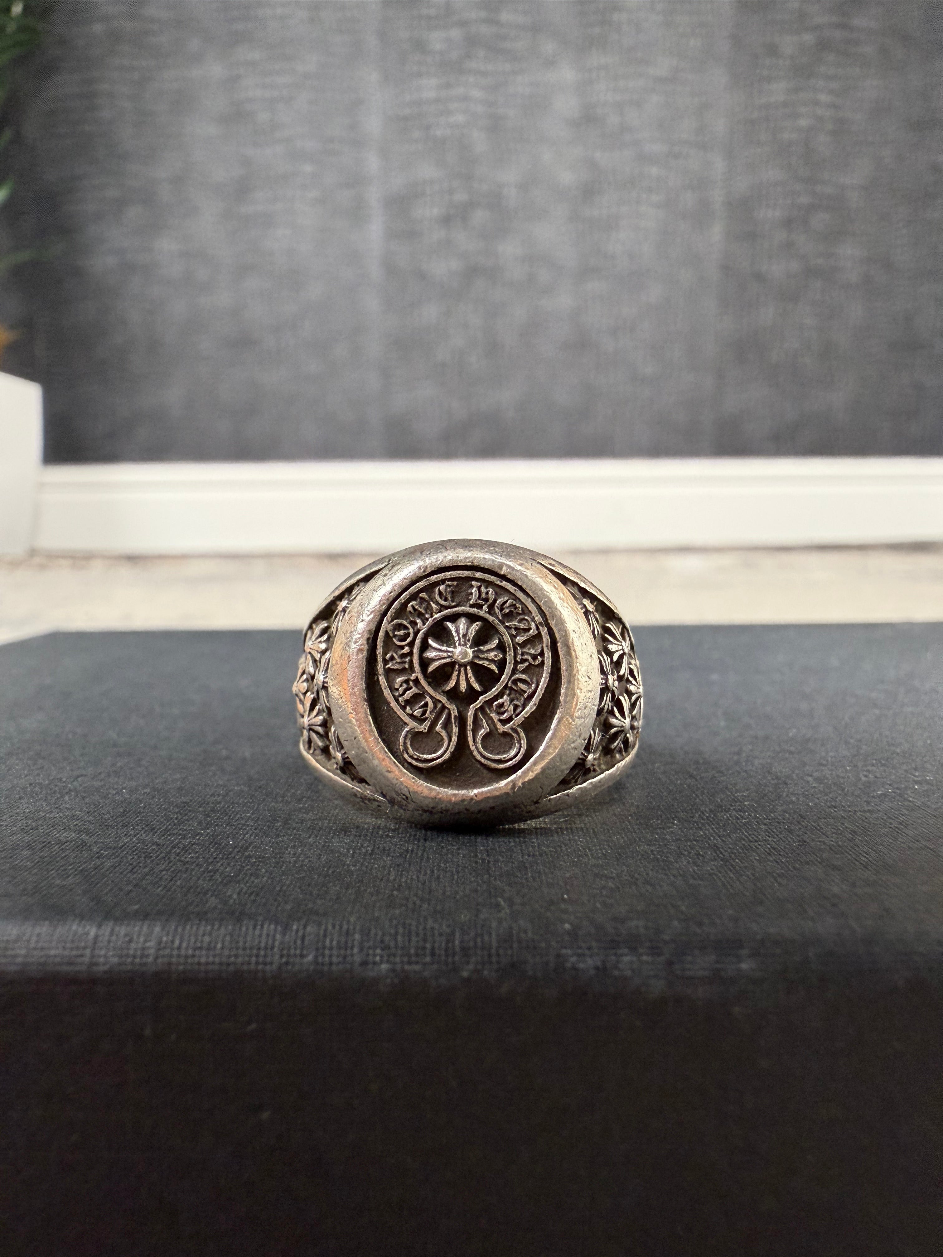 Chrome Hearts Silver Horseshoe Championship Ring