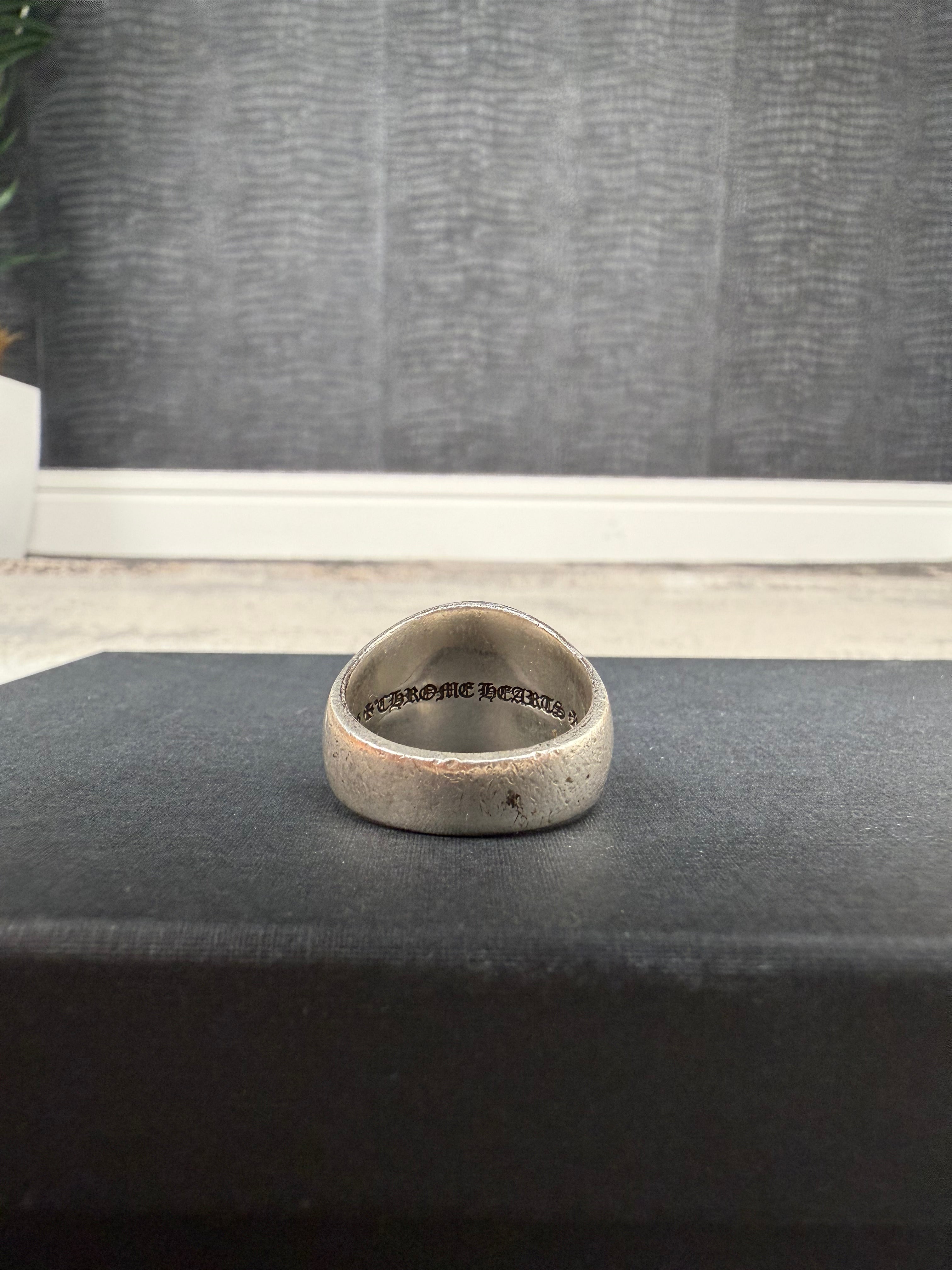 Chrome Hearts Silver Horseshoe Championship Ring Chrome Hearts