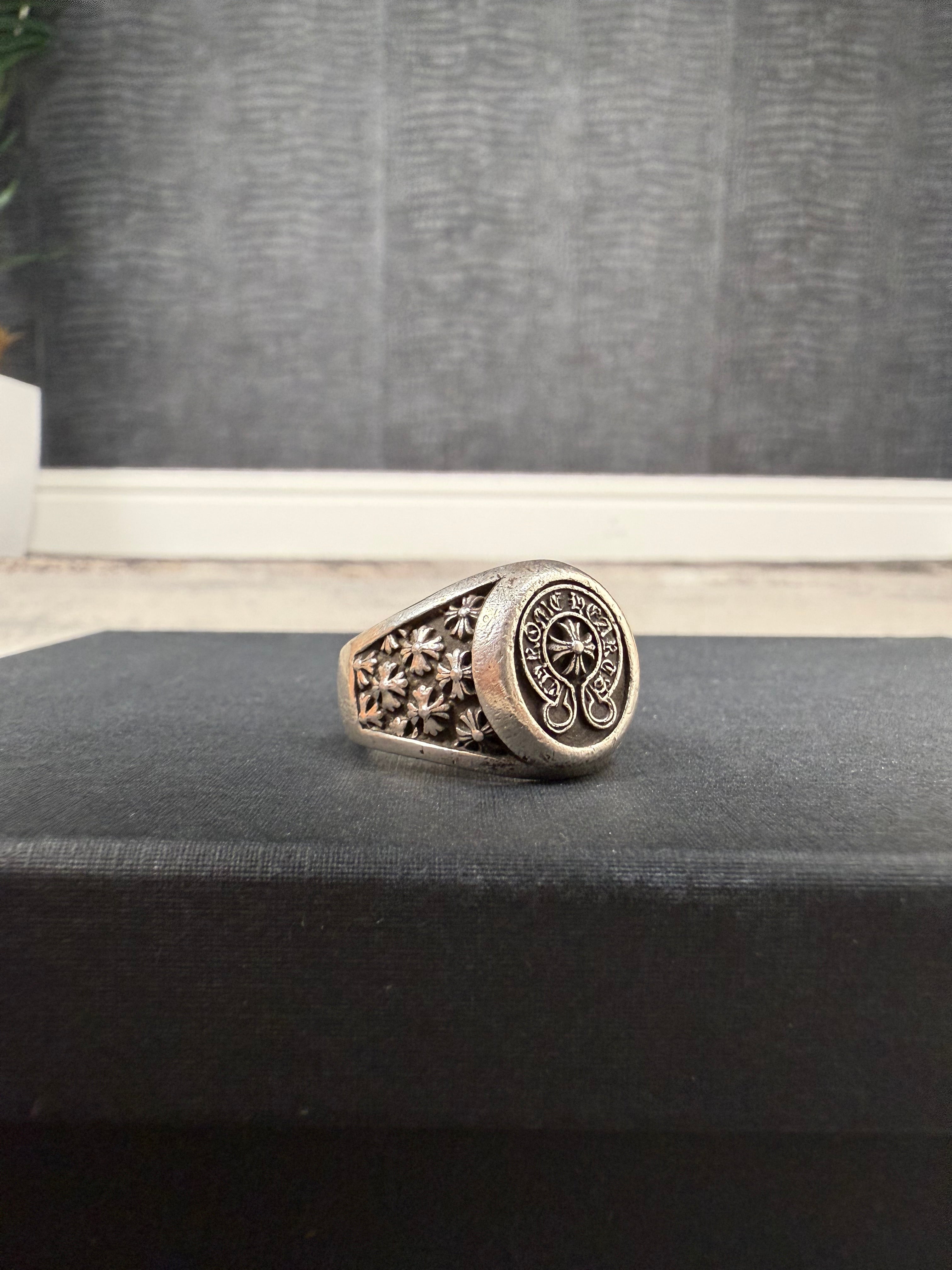 Chrome Hearts Silver Horseshoe Championship Ring