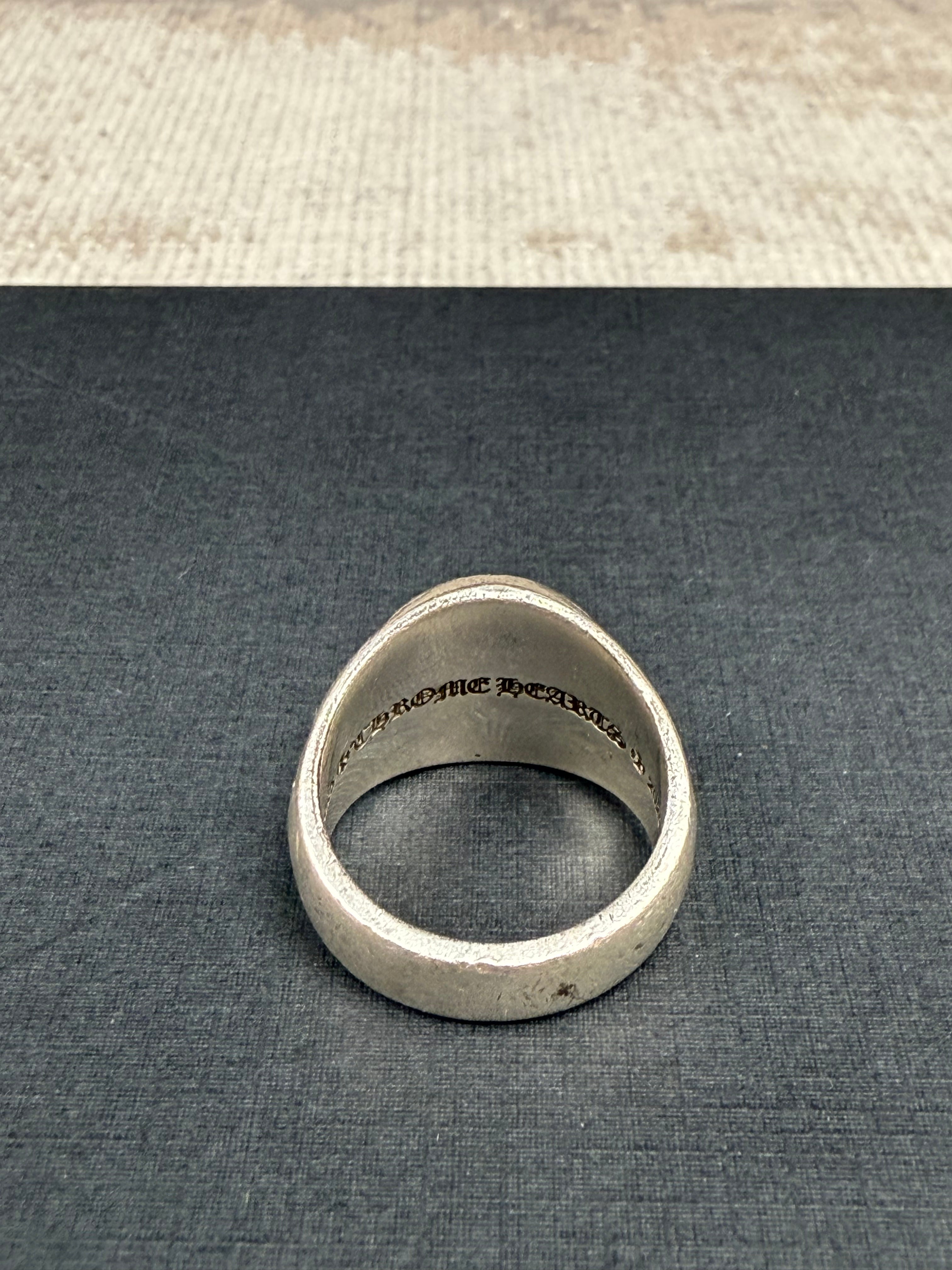 Chrome Hearts Silver Horseshoe Championship Ring Chrome Hearts
