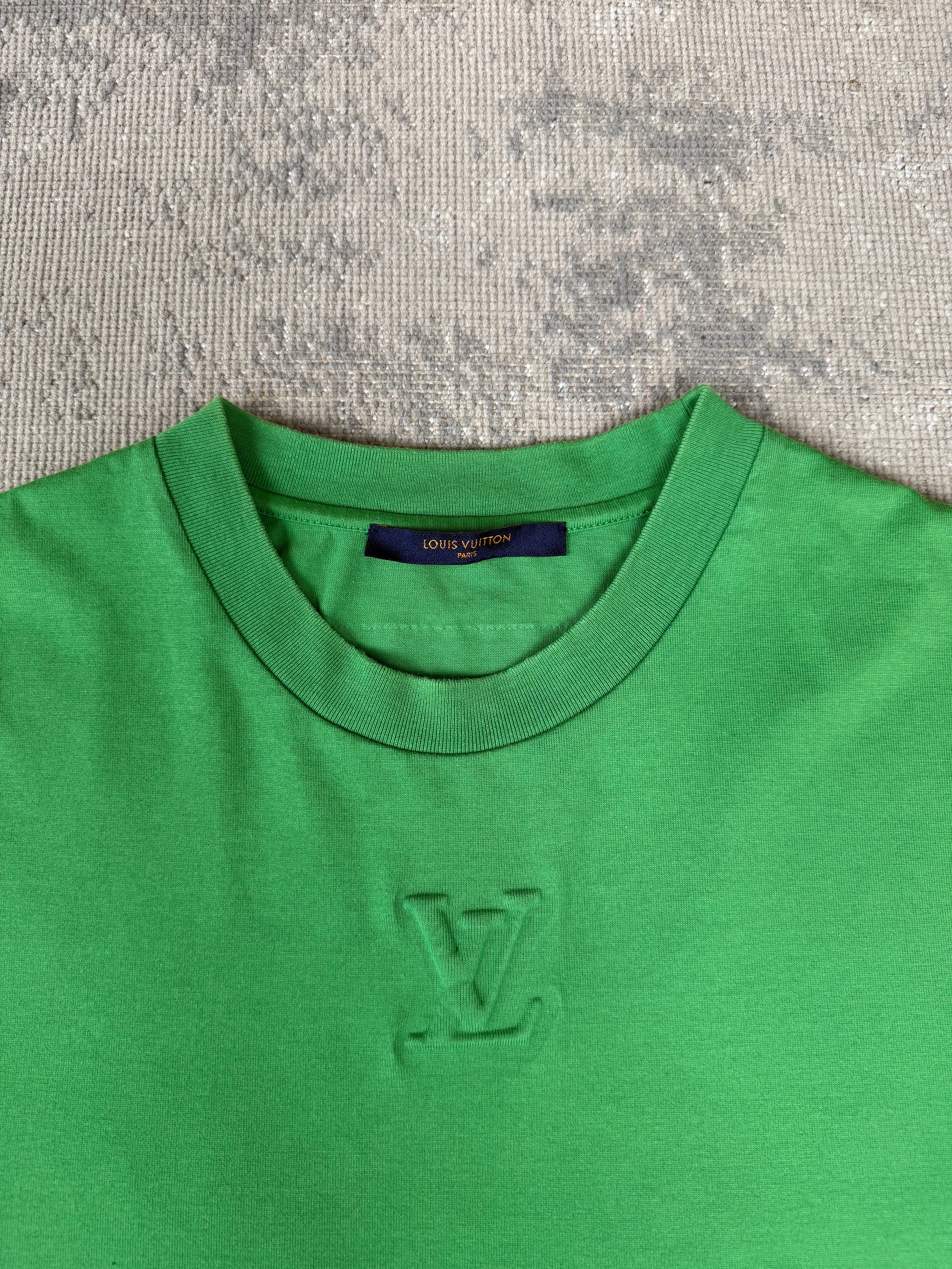 Louis Vuitton Embossed T-Shirt - Green Louis Vuitton