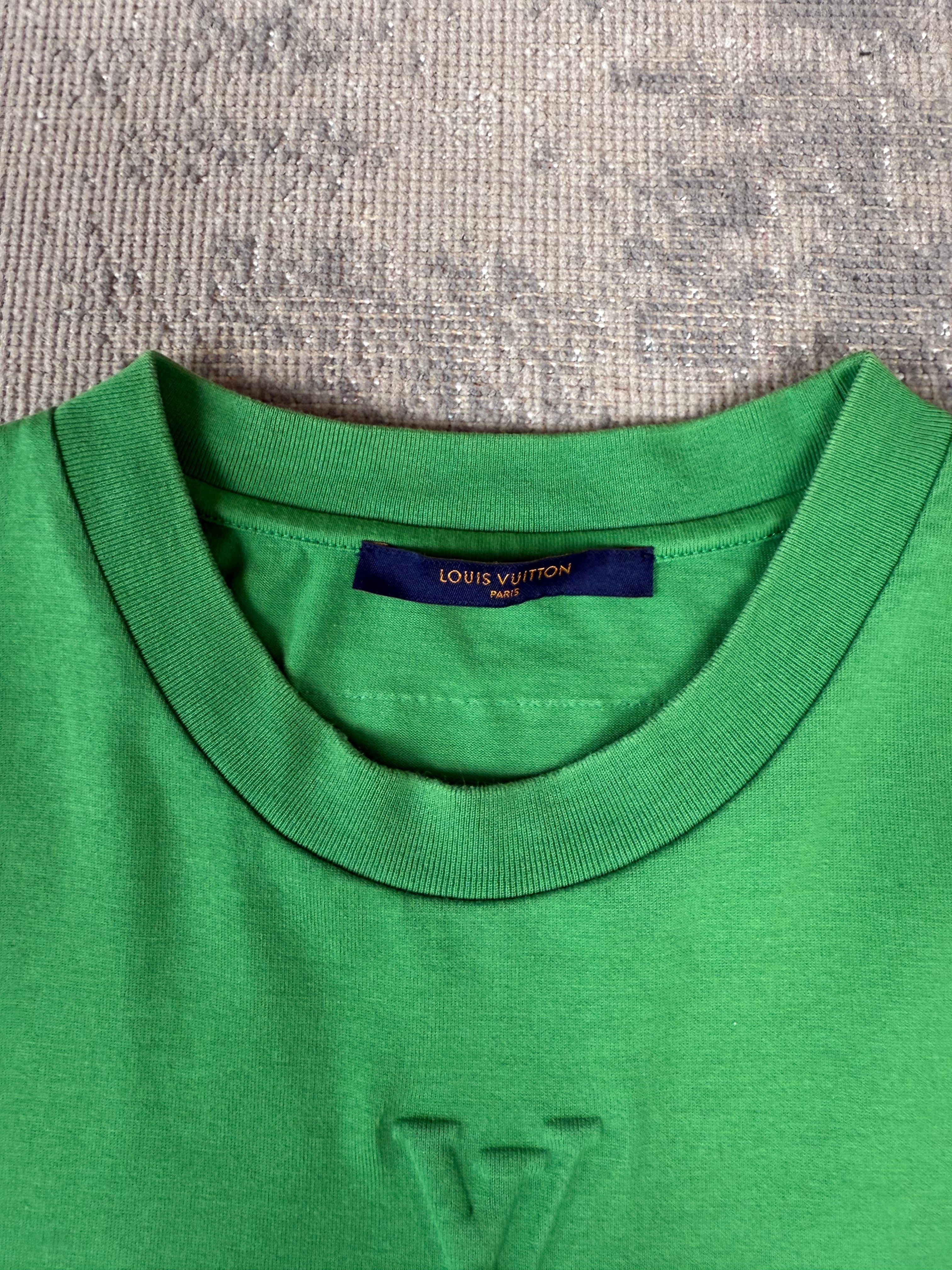 Louis Vuitton Embossed T-Shirt - Green Louis Vuitton