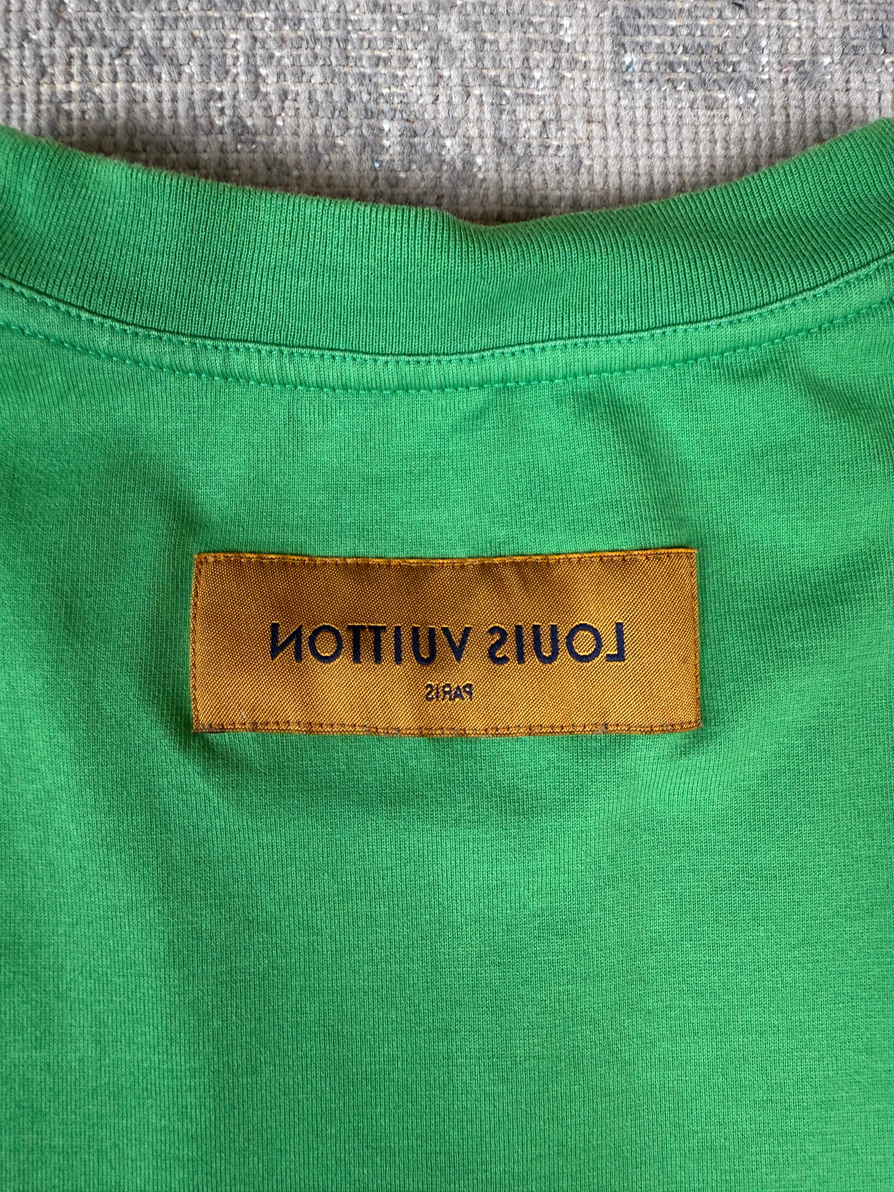 Louis Vuitton Embossed T-Shirt - Green Louis Vuitton