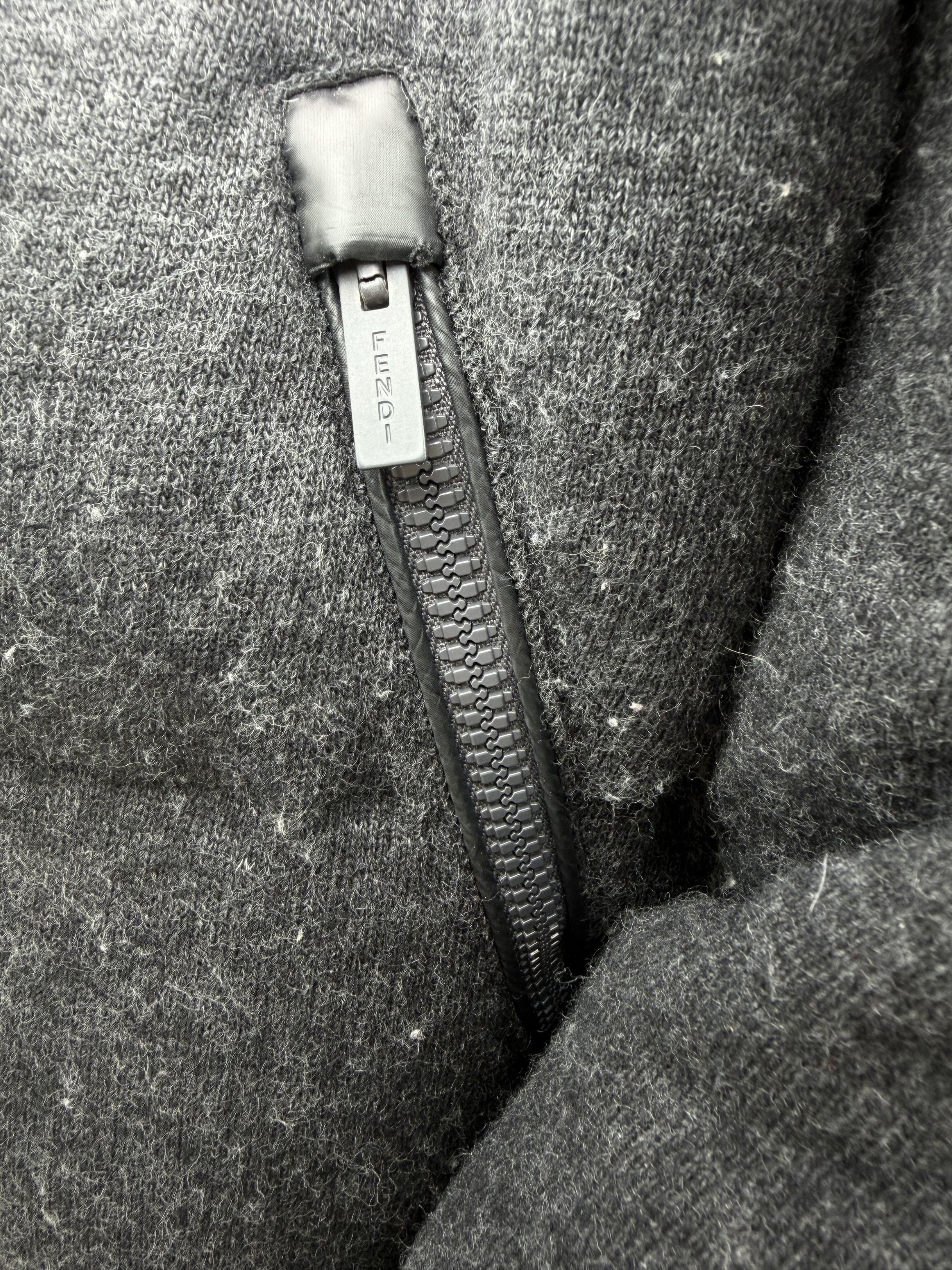 Fendi Wool Down Jacket - Grey Fendi