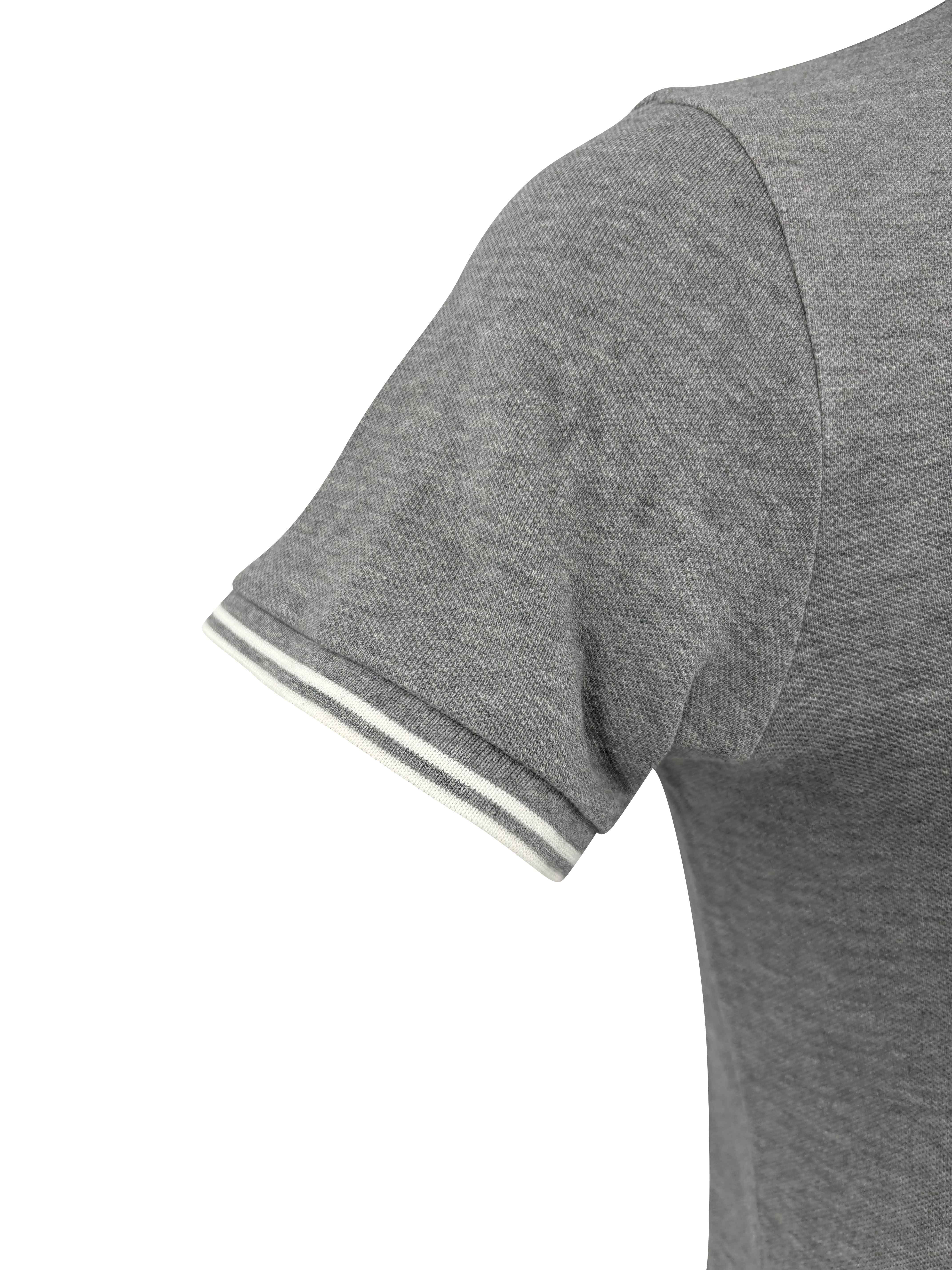 Moncler Logo Patch Polo - Grey Moncler