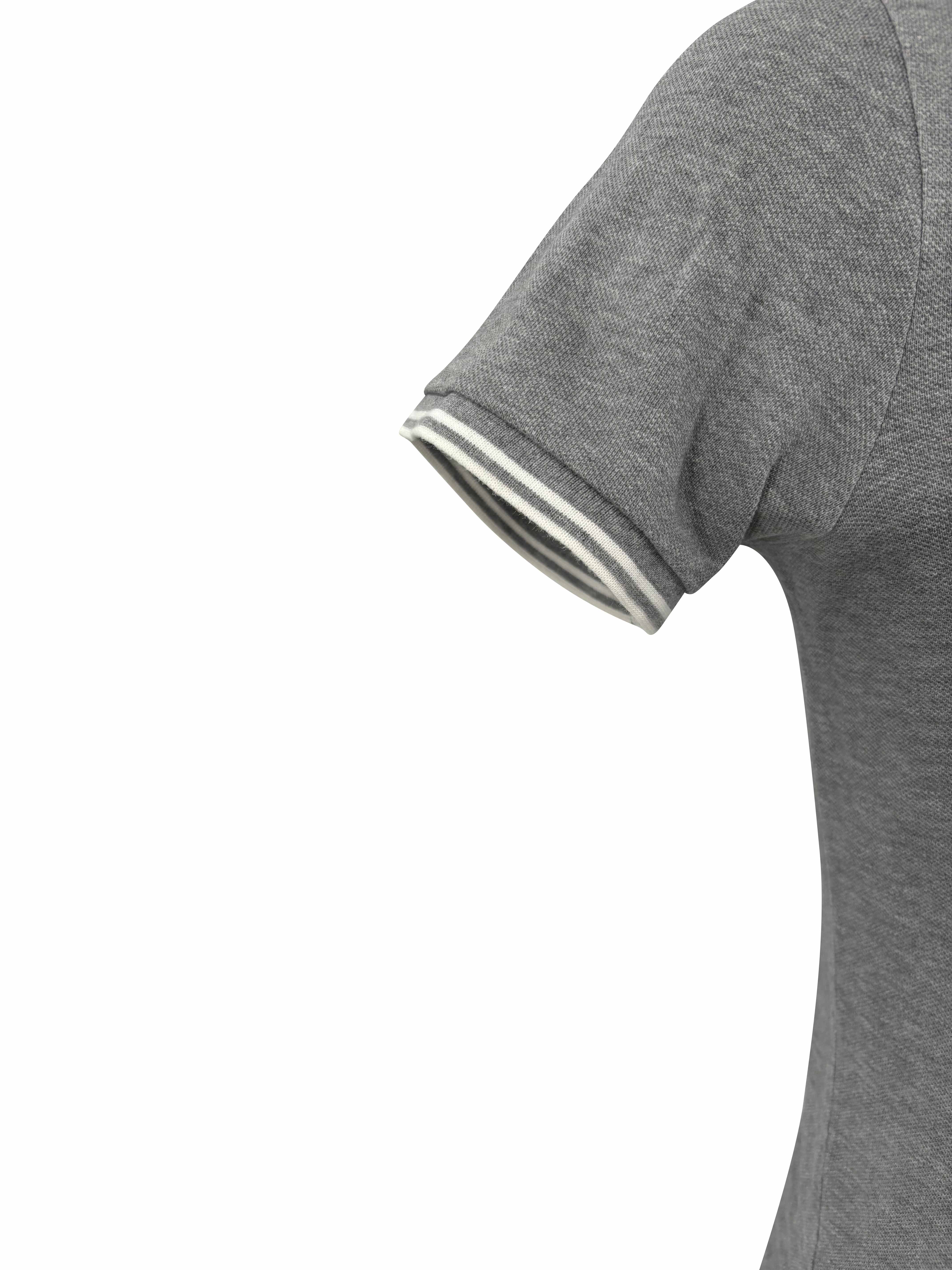 Moncler Logo Patch Polo - Grey Moncler