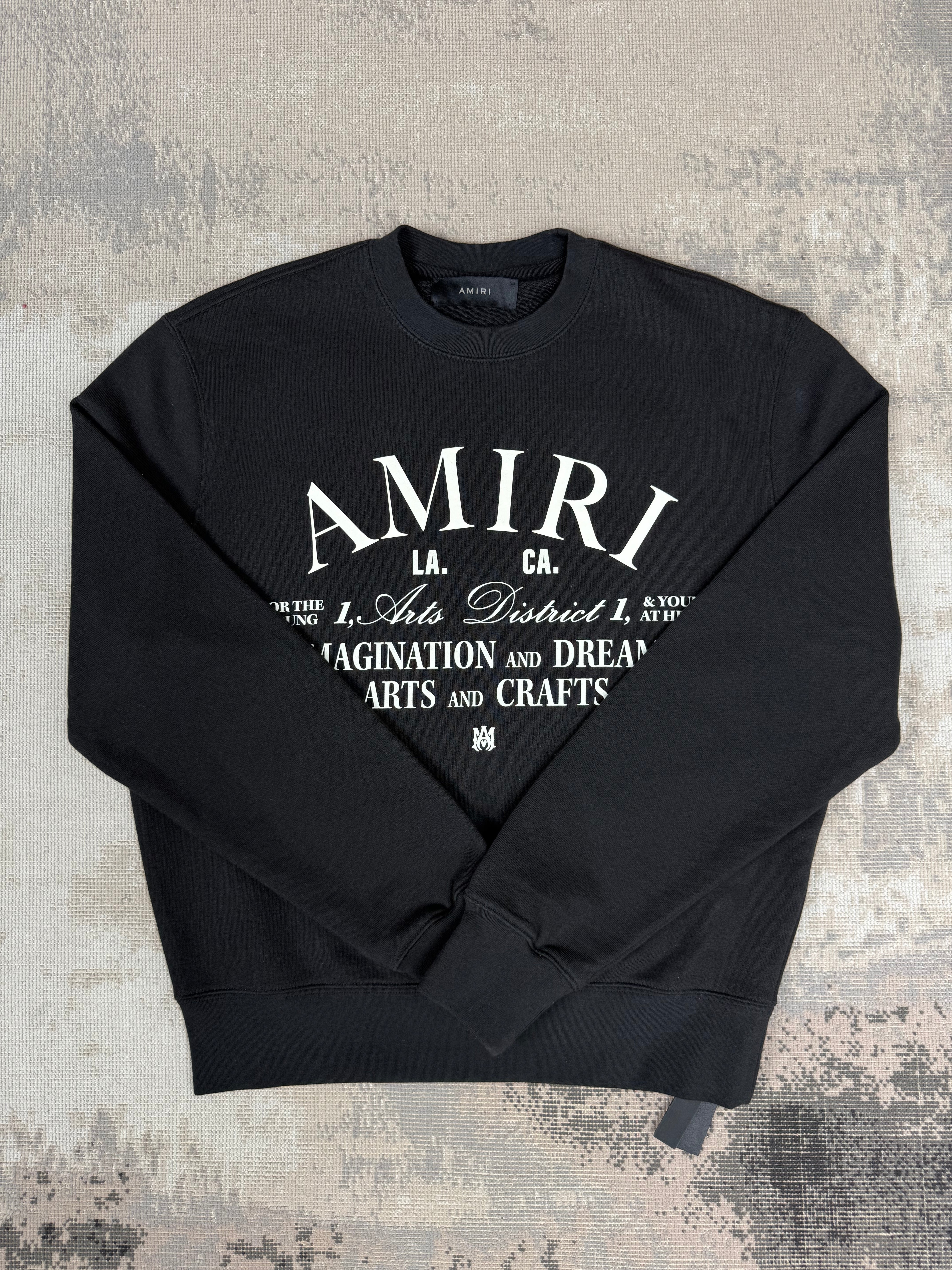 Amiri Art District Sweatshirt - Black (Unused) Amiri