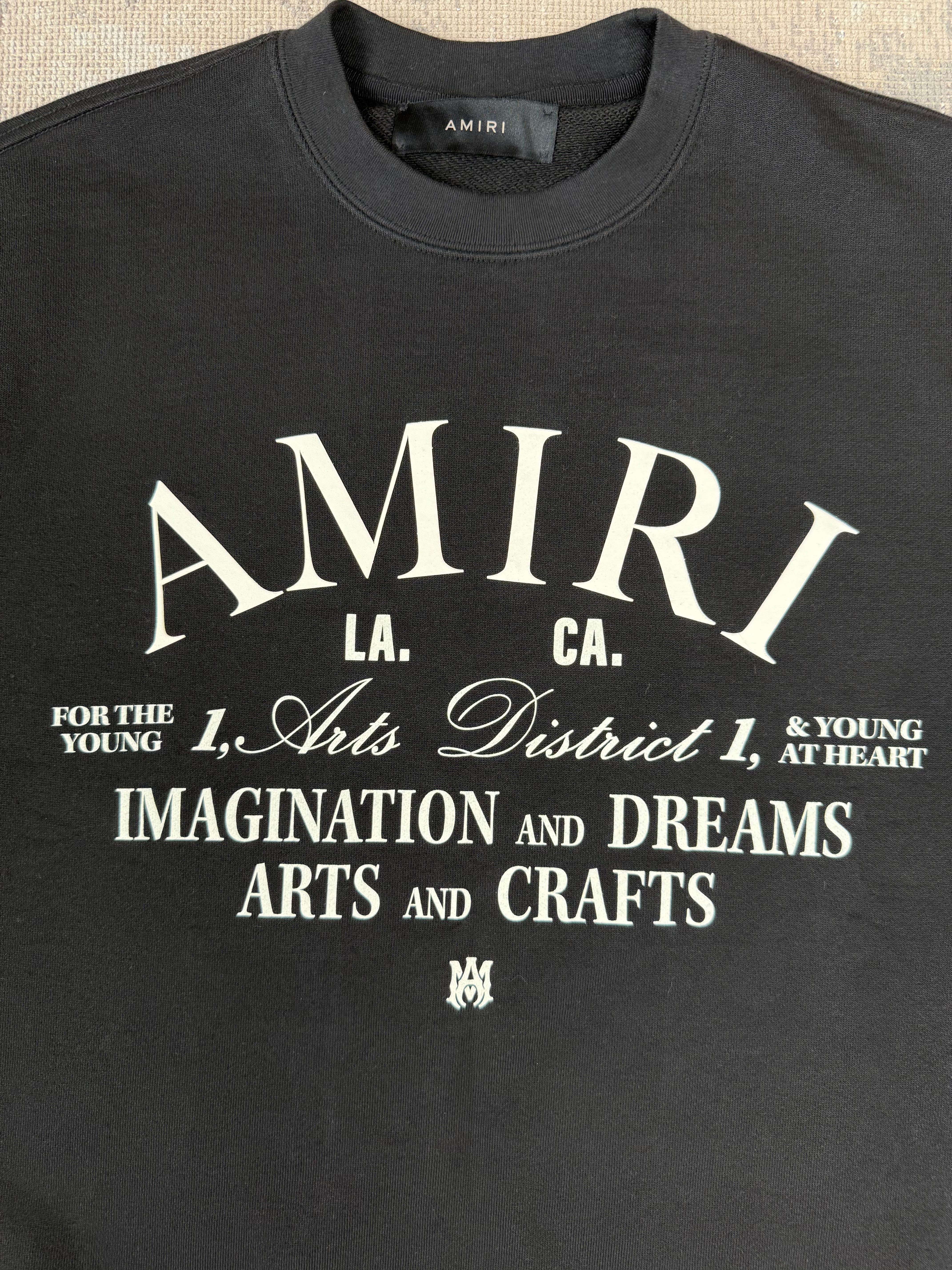 Amiri Art District Sweatshirt - Black (Unused) Amiri
