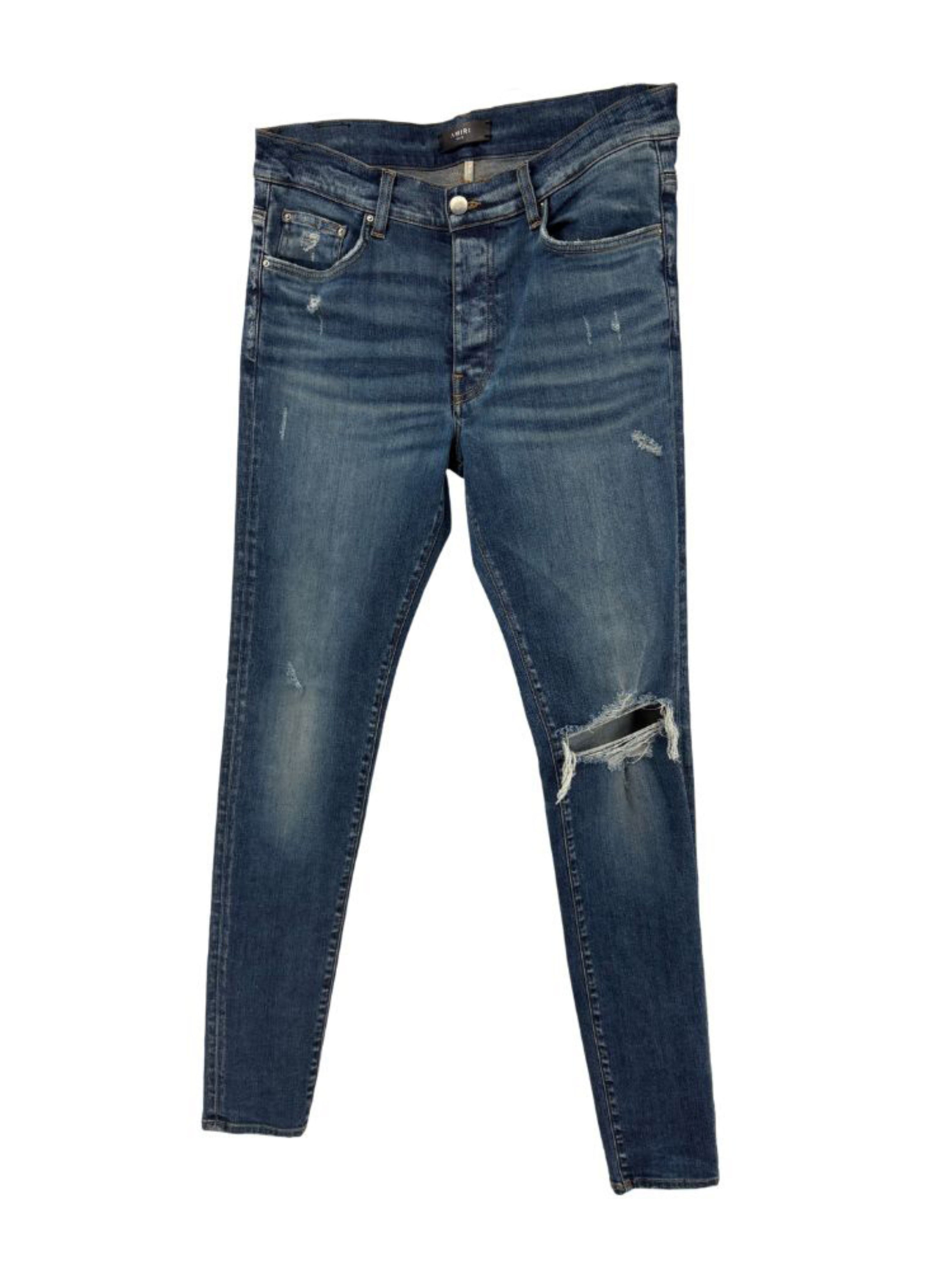 Amiri Distressed Jeans - Denim Blue
