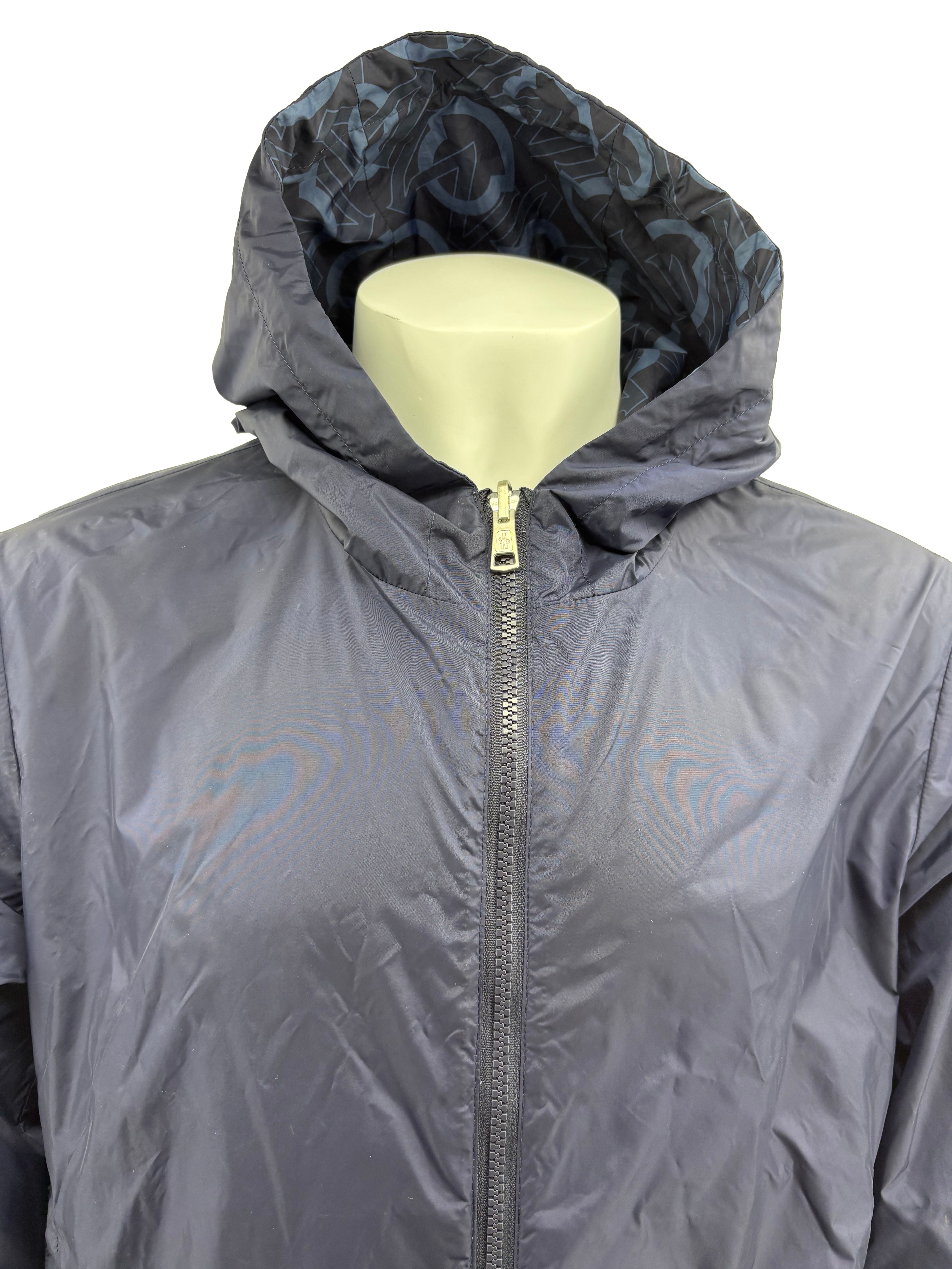 Moncler Logo Cretes Reversible Jacket - Navy Moncler