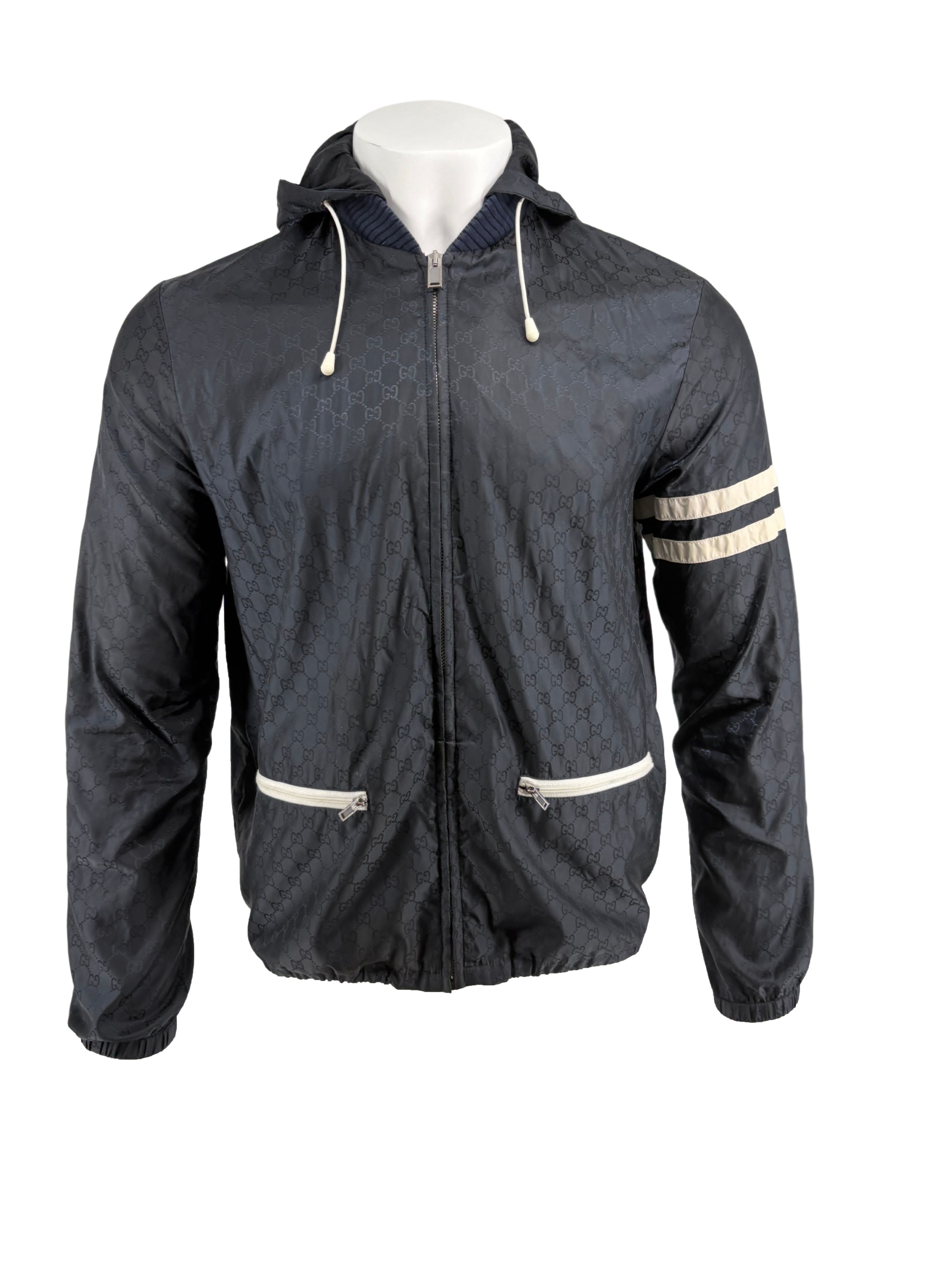 Gucci GG Nylon Jacket - Navy Gucci