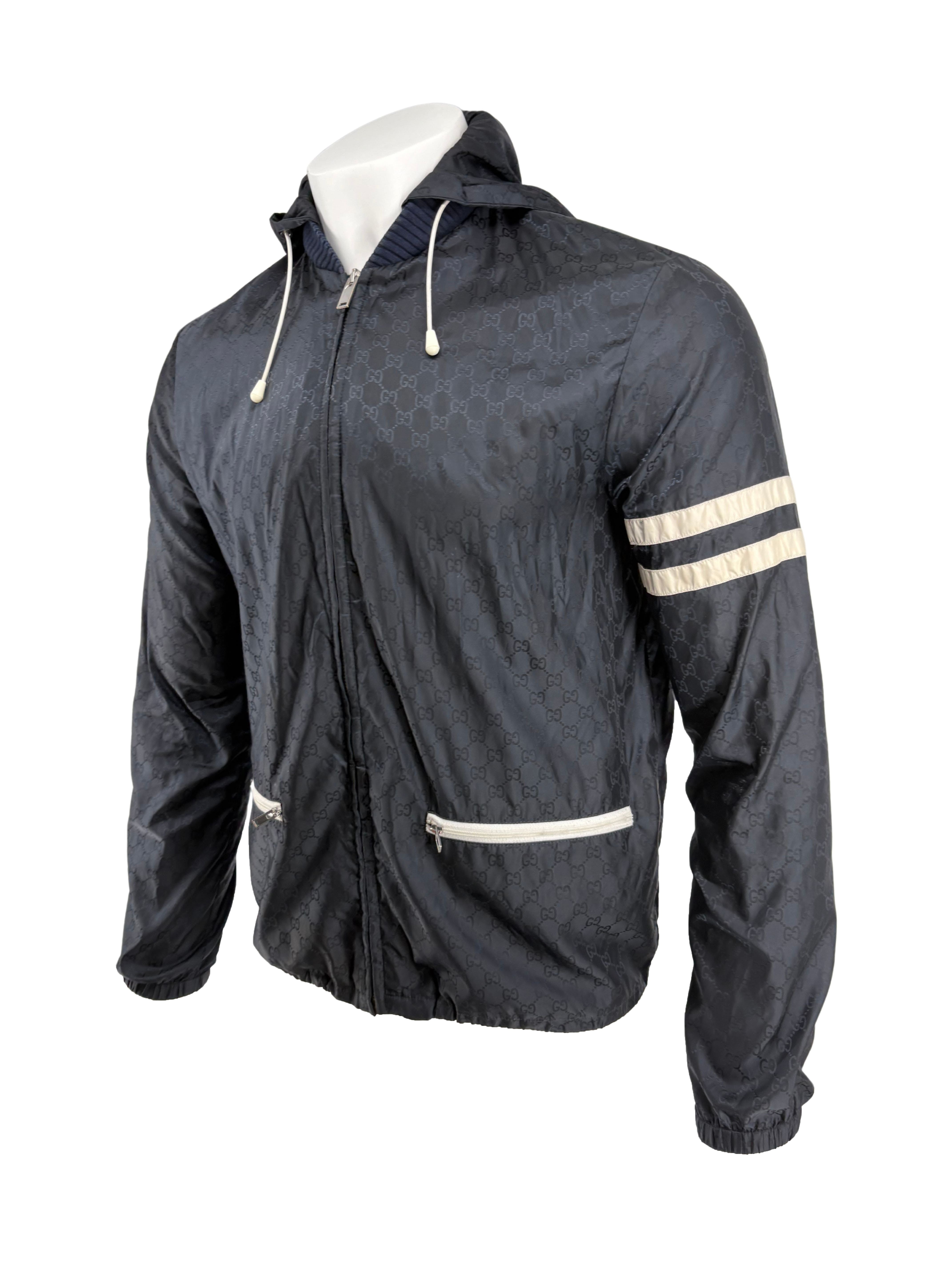 Gucci GG Nylon Jacket - Navy Gucci