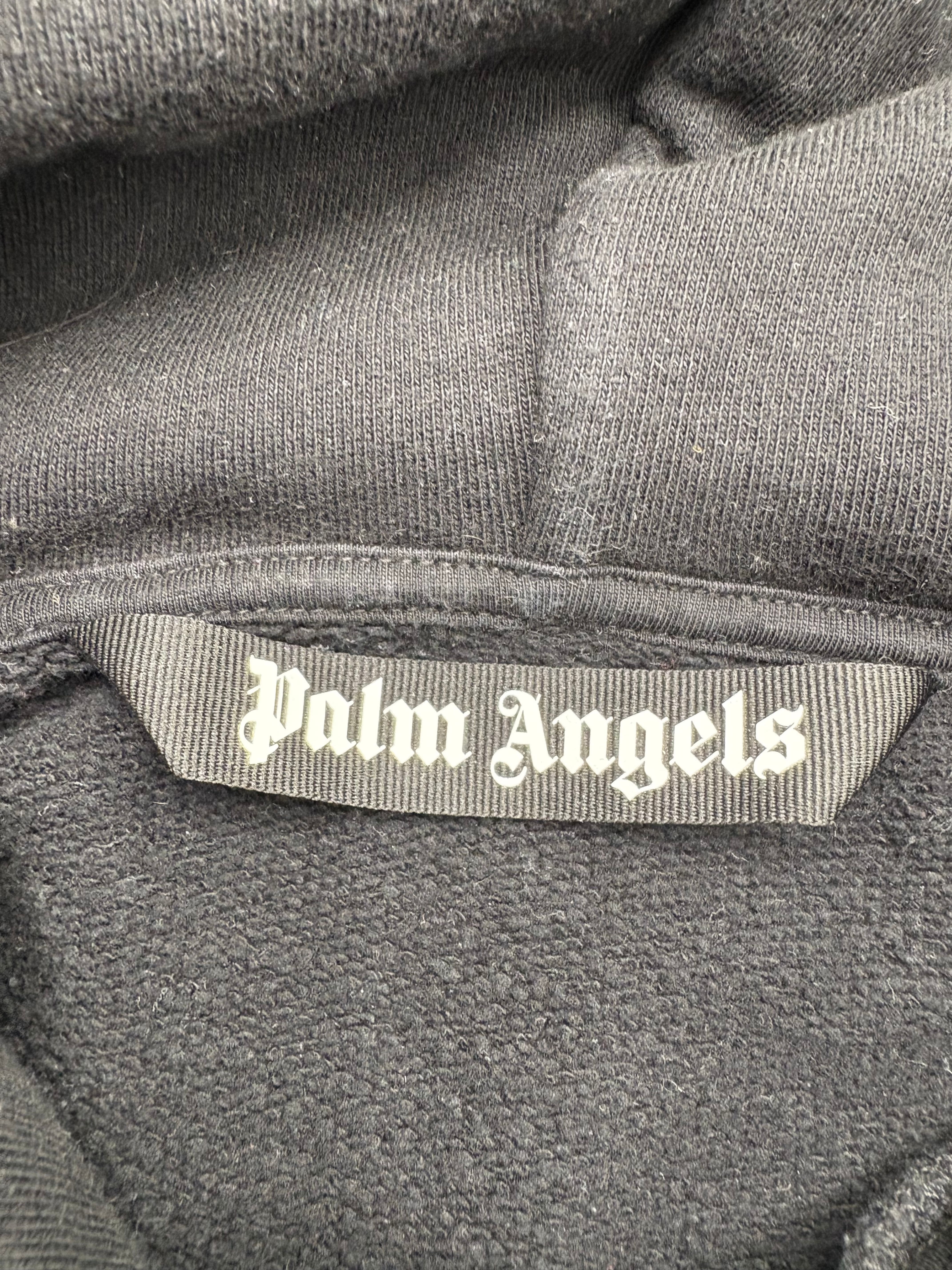 Palm Angels Spray London Hoodie - Black Palm Angels