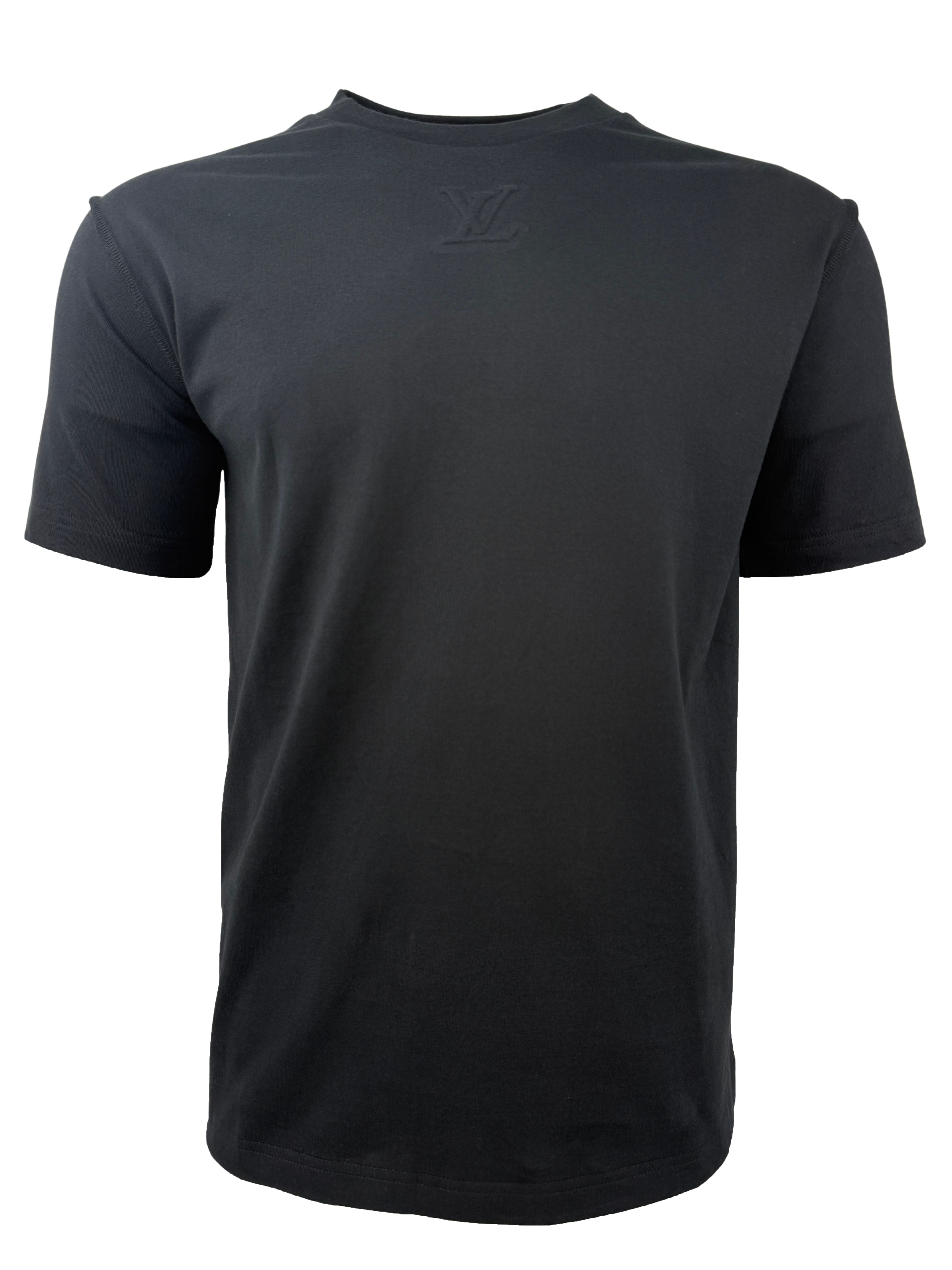 Louis Vuitton Embossed LV T-Shirt - Black (Unused) Louis Vuitton