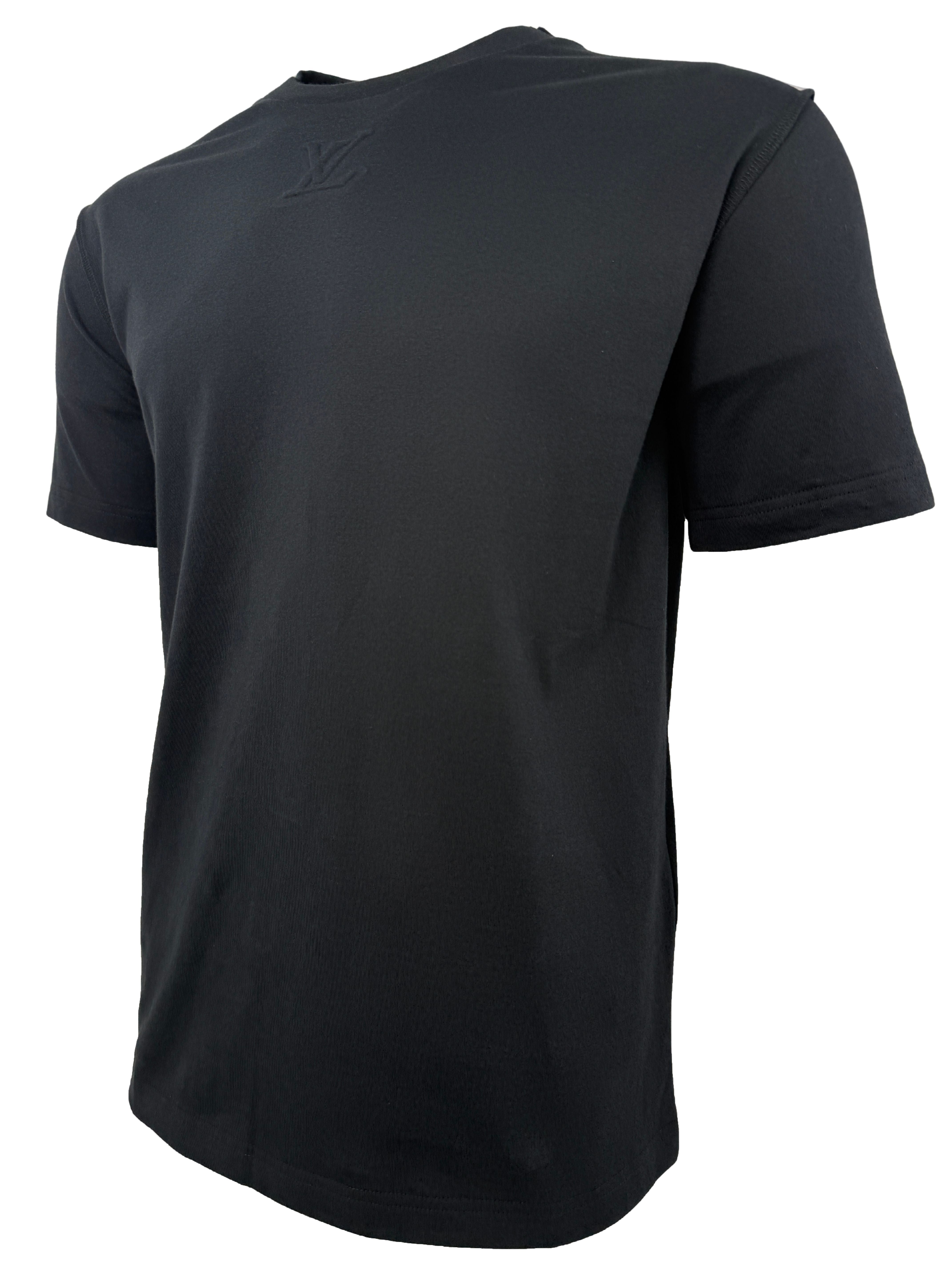 Louis Vuitton Embossed LV T-Shirt - Black (Unused) Louis Vuitton