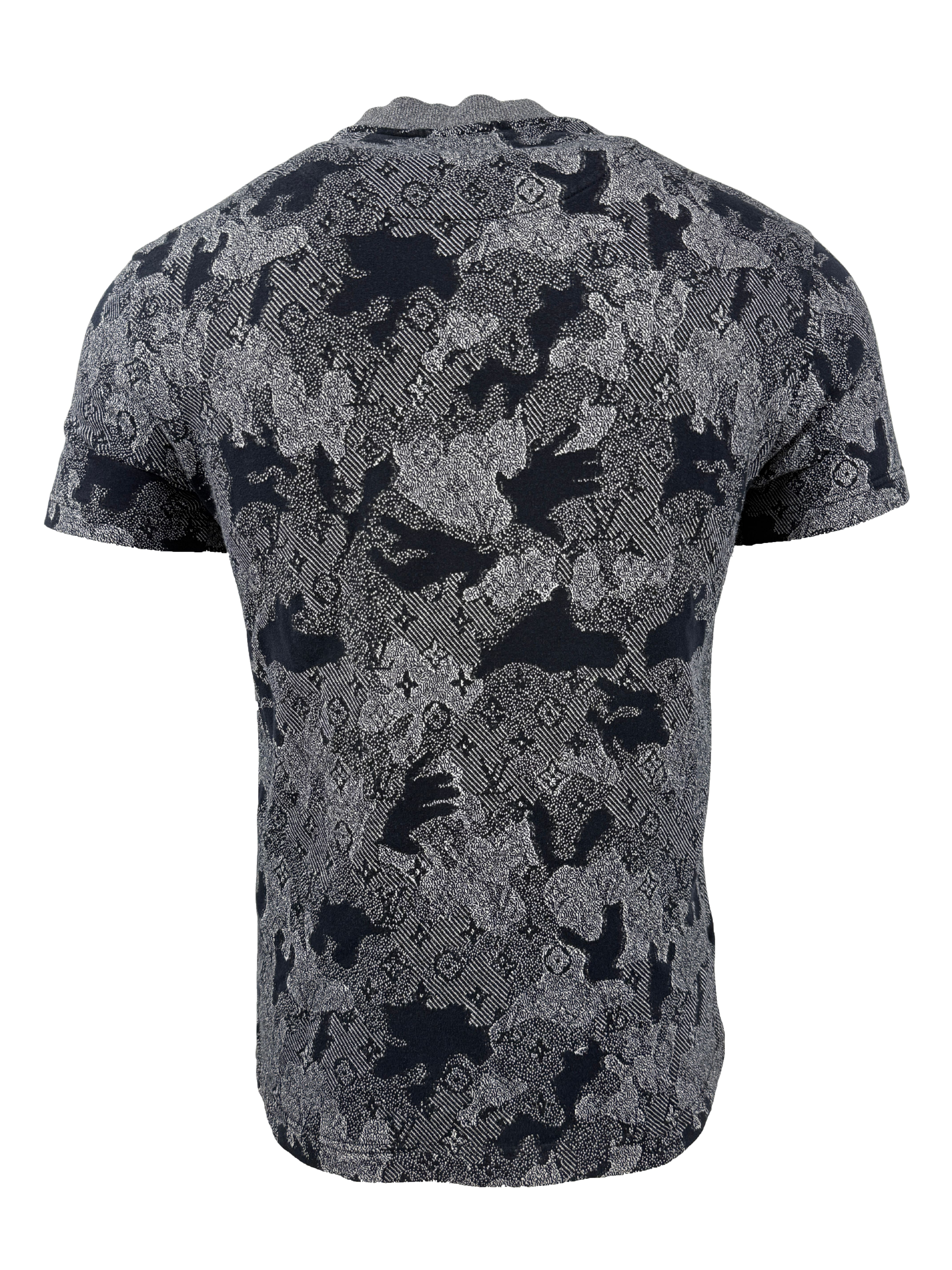 Louis Vuitton Monogram Camouflage T-shirt - Grey
