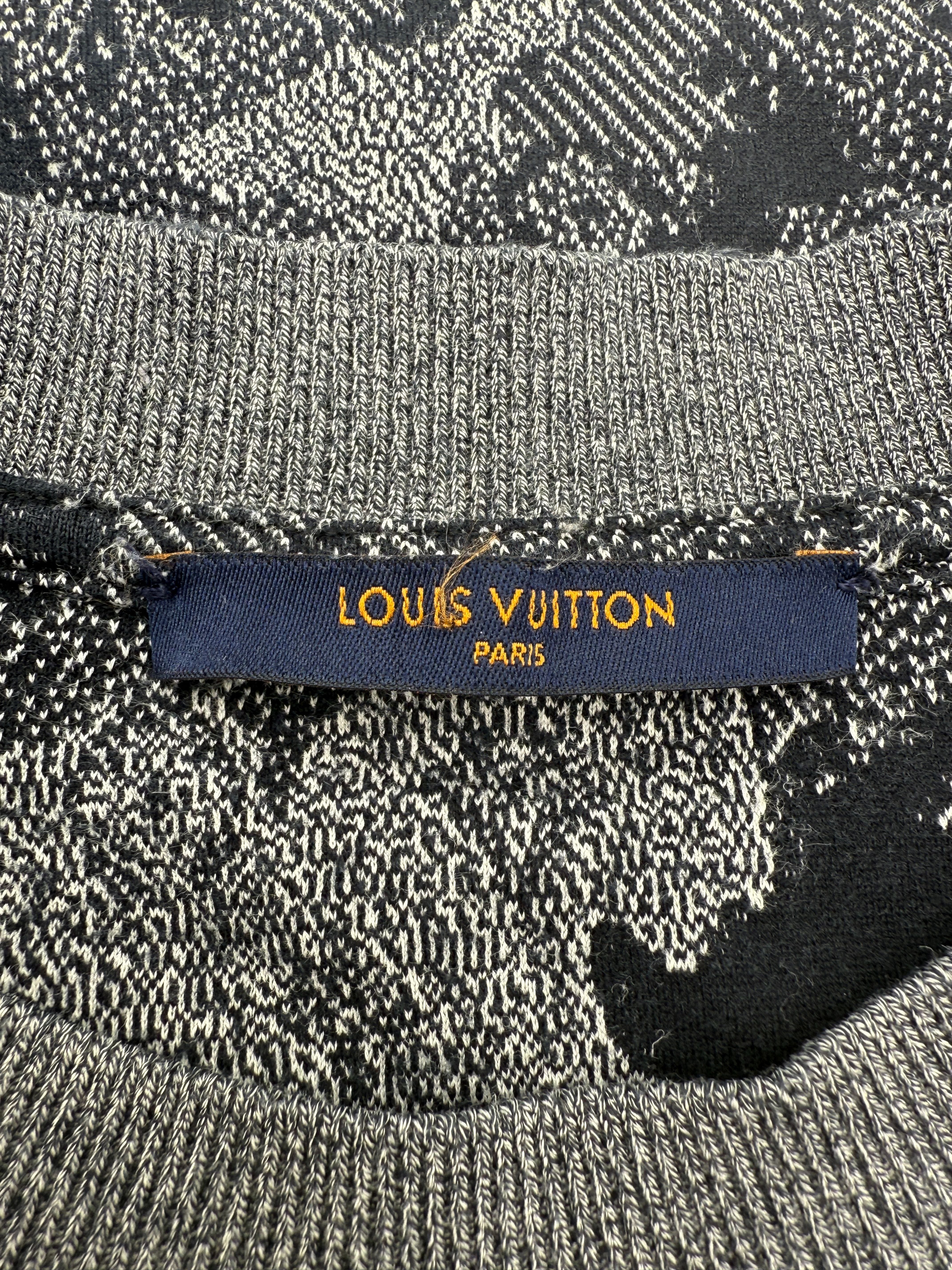 Louis Vuitton Monogram Camouflage T-shirt - Grey