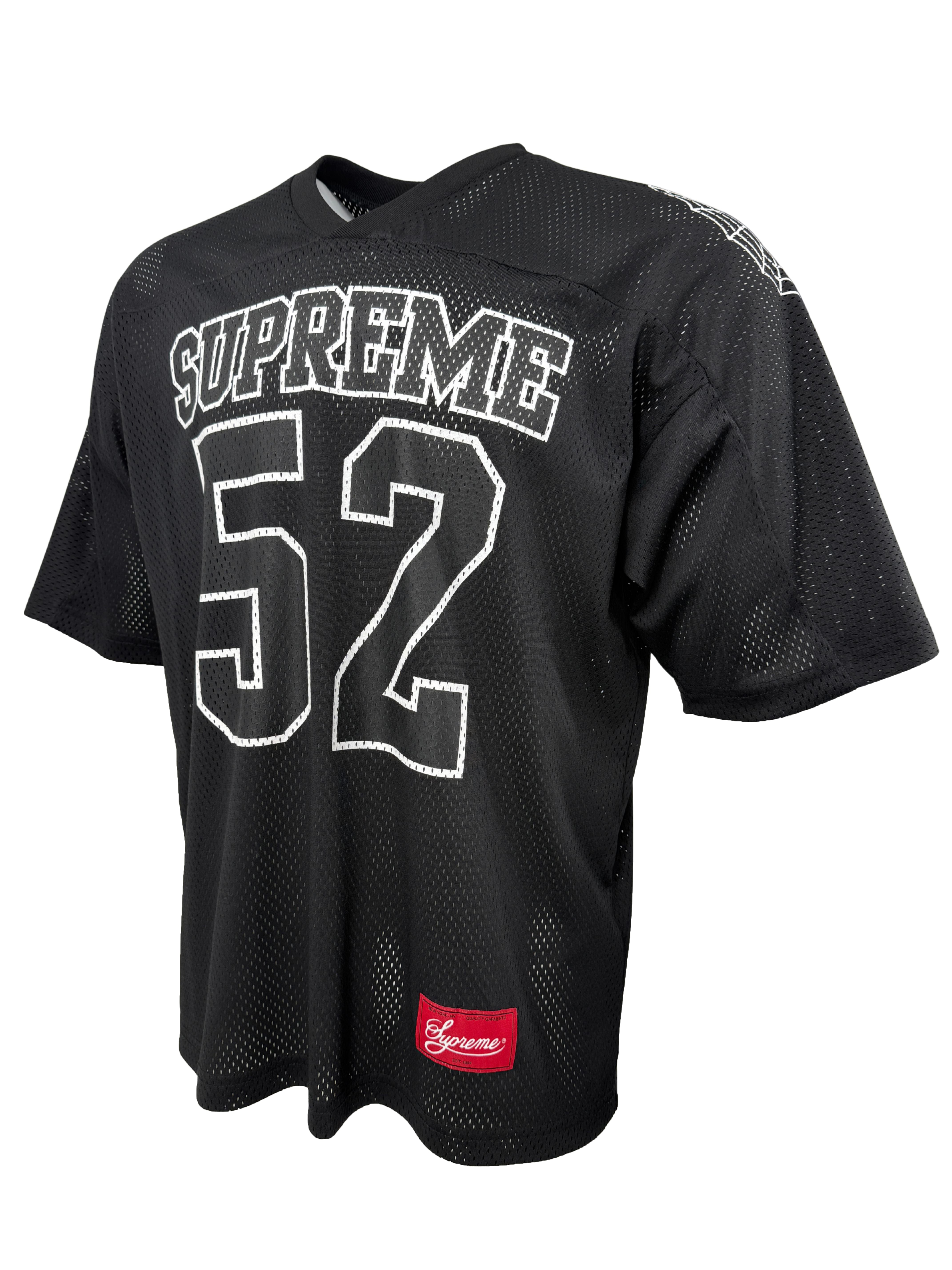 Supreme Spiderweb Jersey - Black Supreme