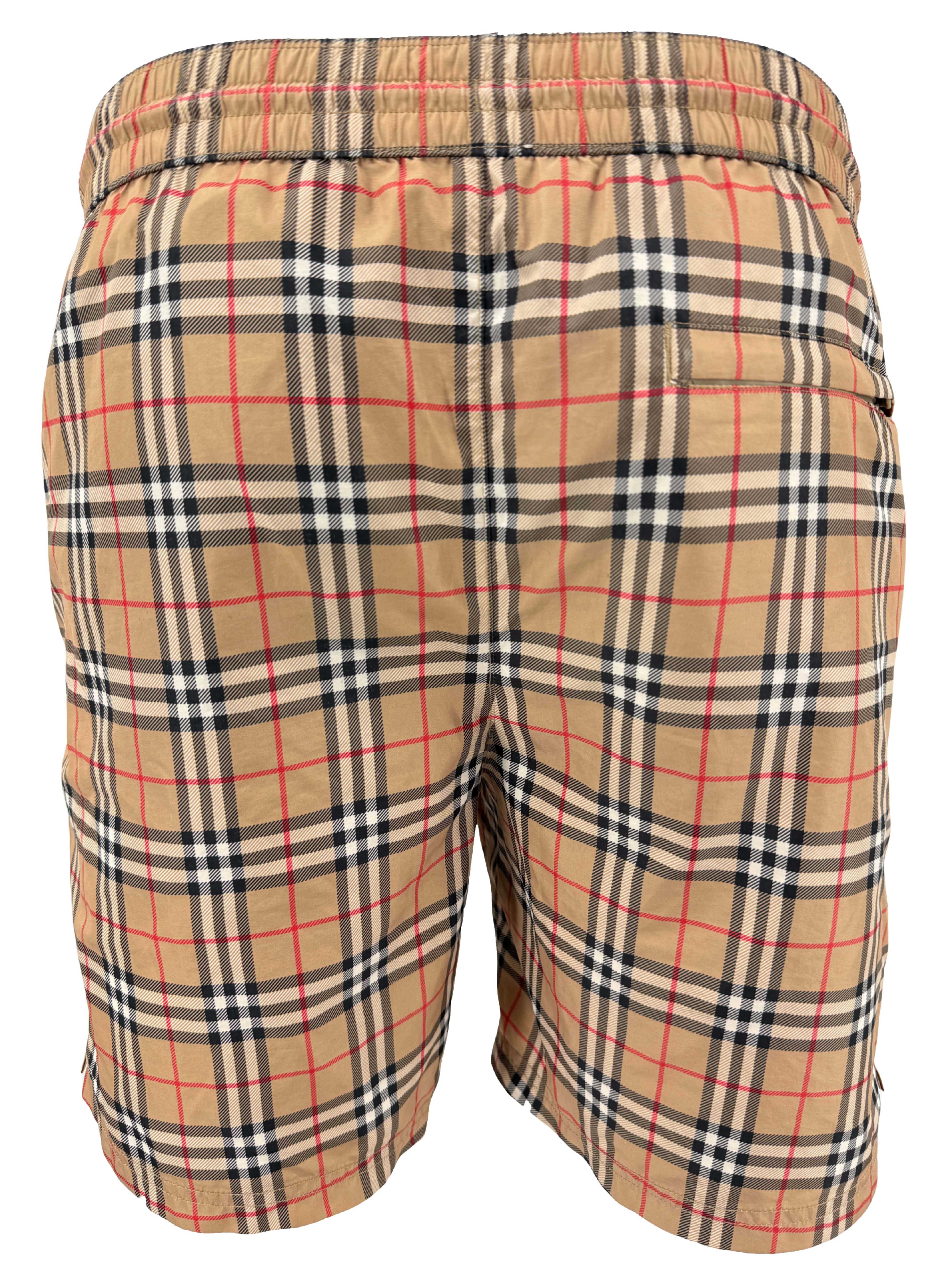 Burberry Check Swim Shorts - Beige Burberry