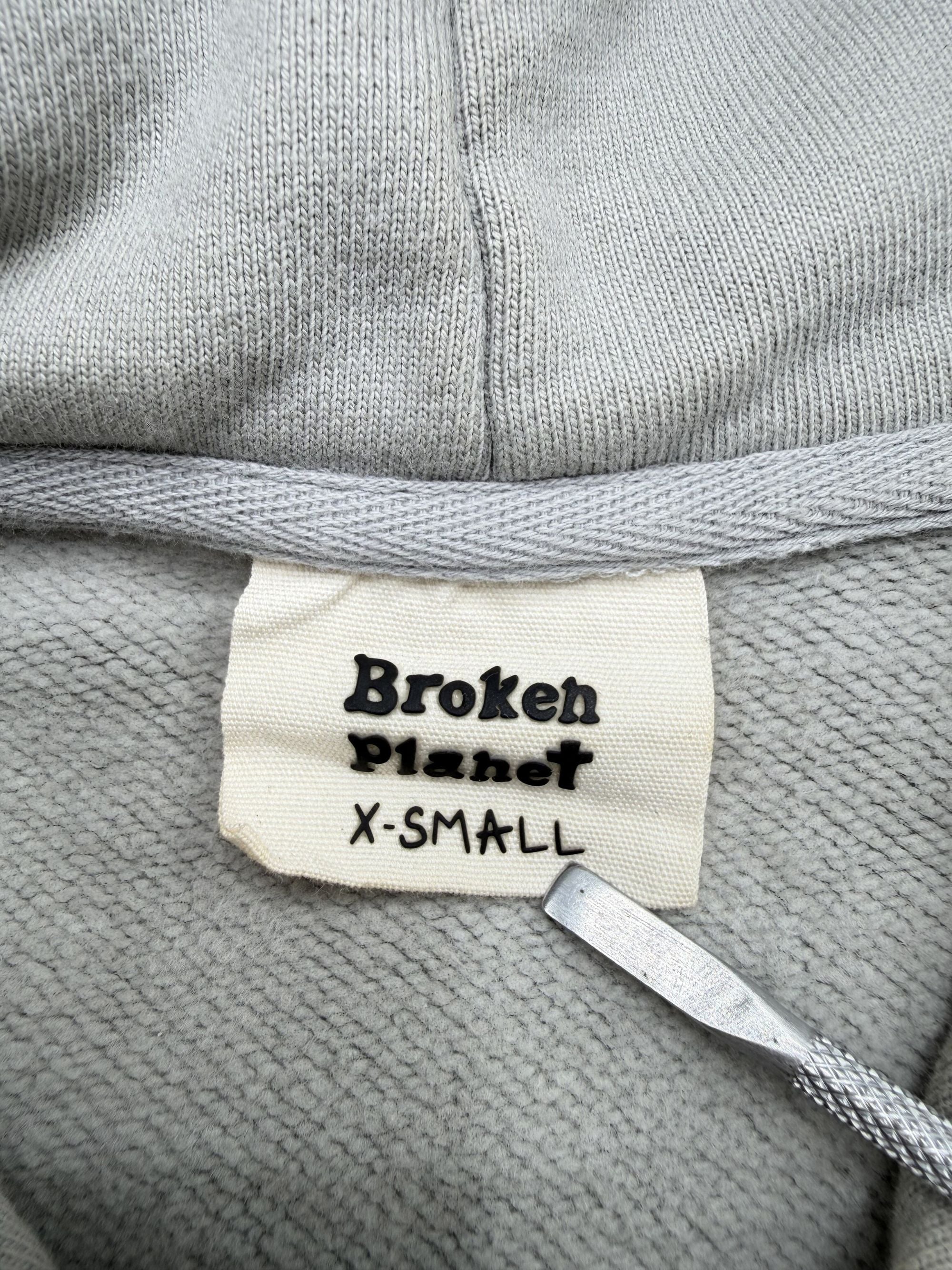 Broken Planet Beyond The Limits Hoodie - Grey Broken Planet