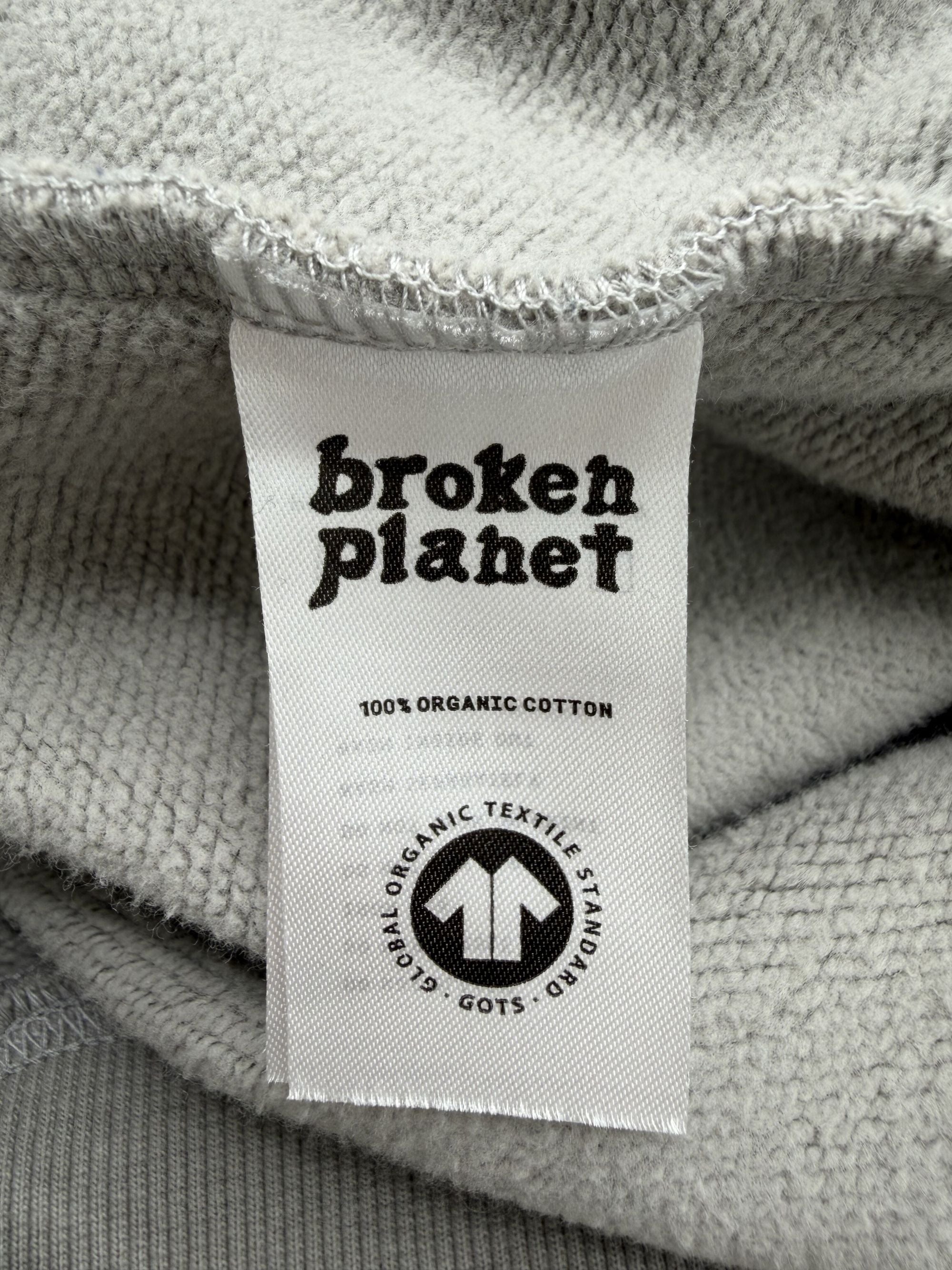 Broken Planet Beyond The Limits Hoodie - Grey Broken Planet