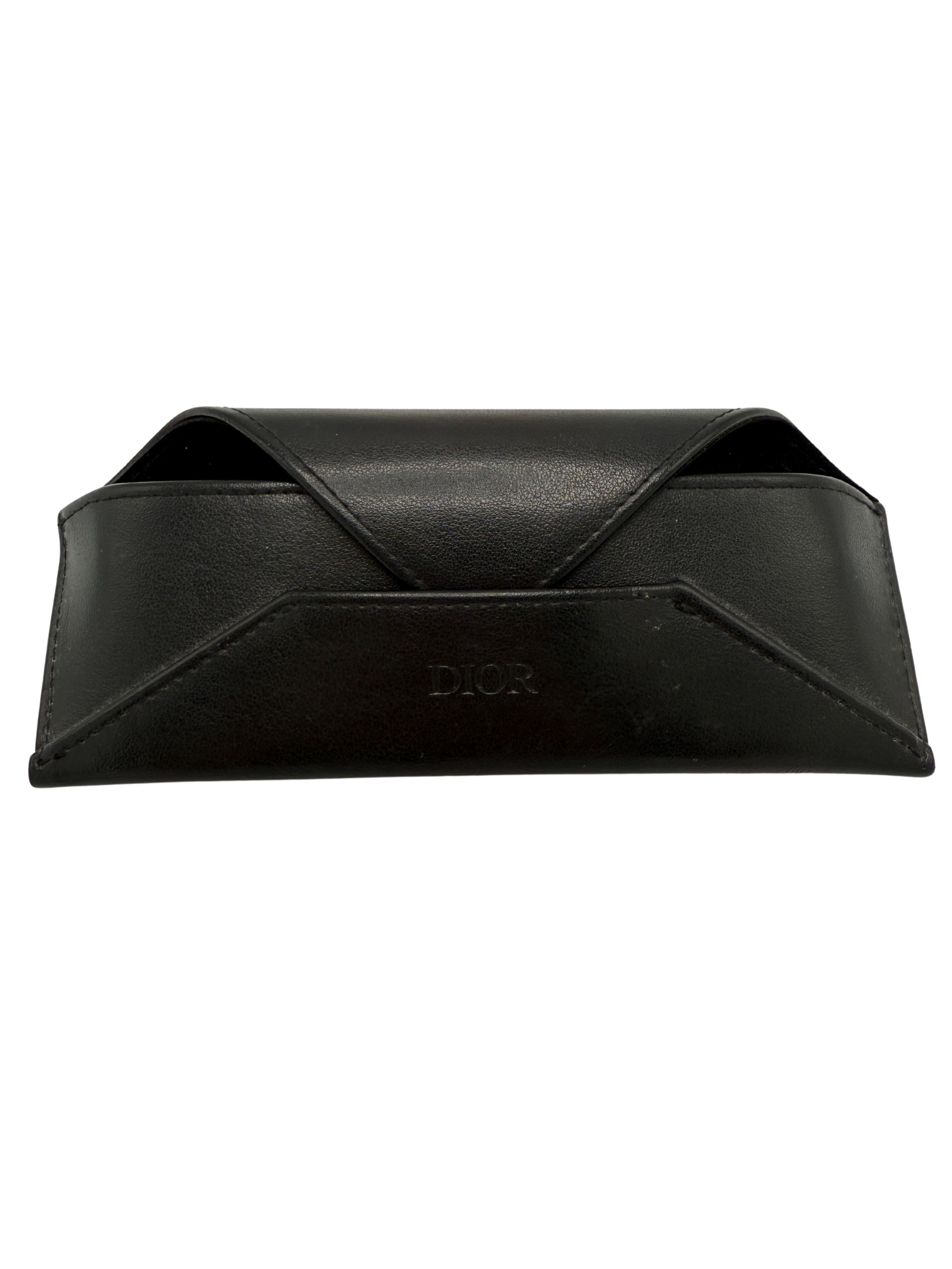 Dior Homme Futuristic Aviator Sunglasses - Black Dior
