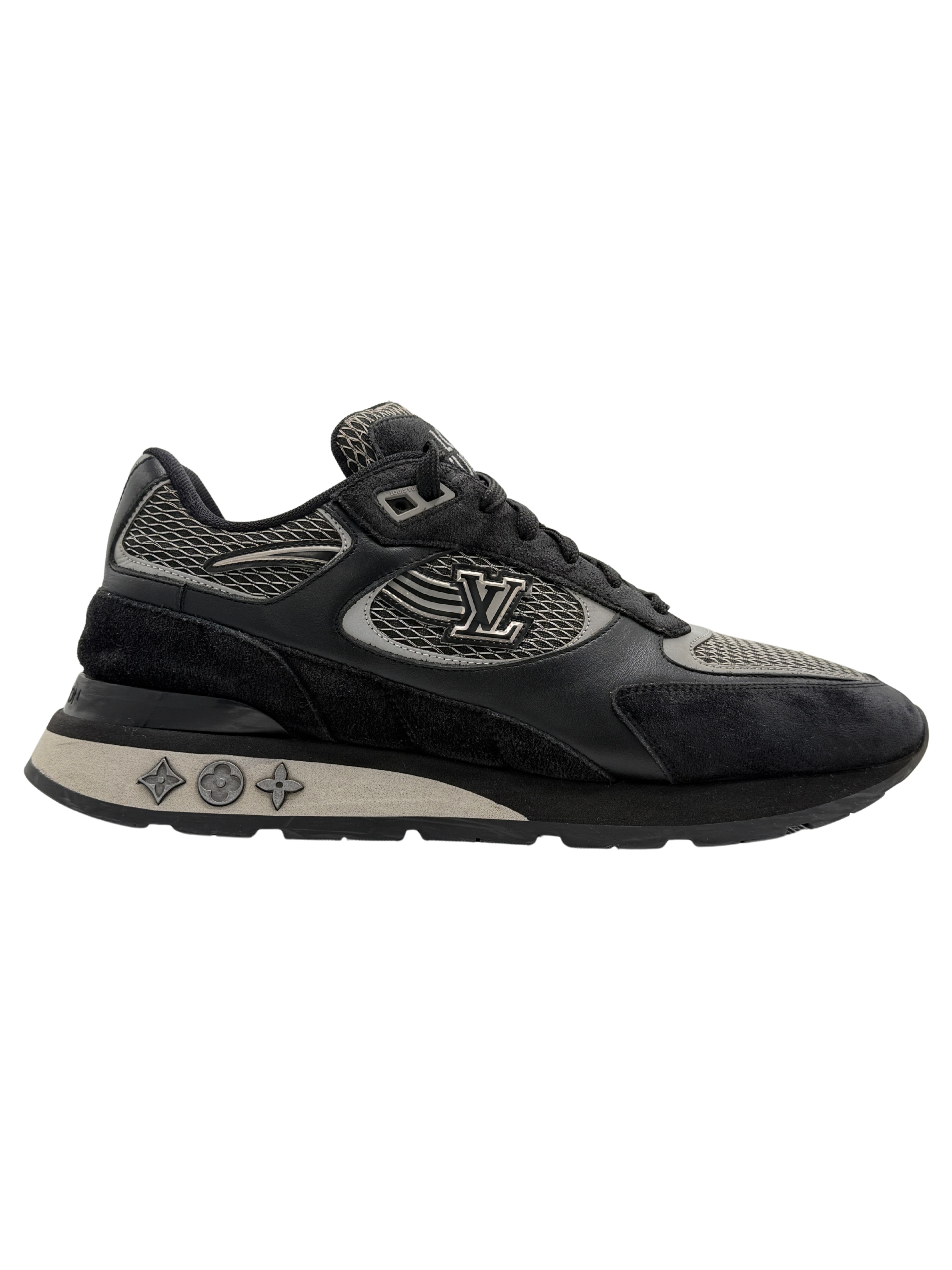 Louis Vuitton Mesh Run Away Trainers - Black