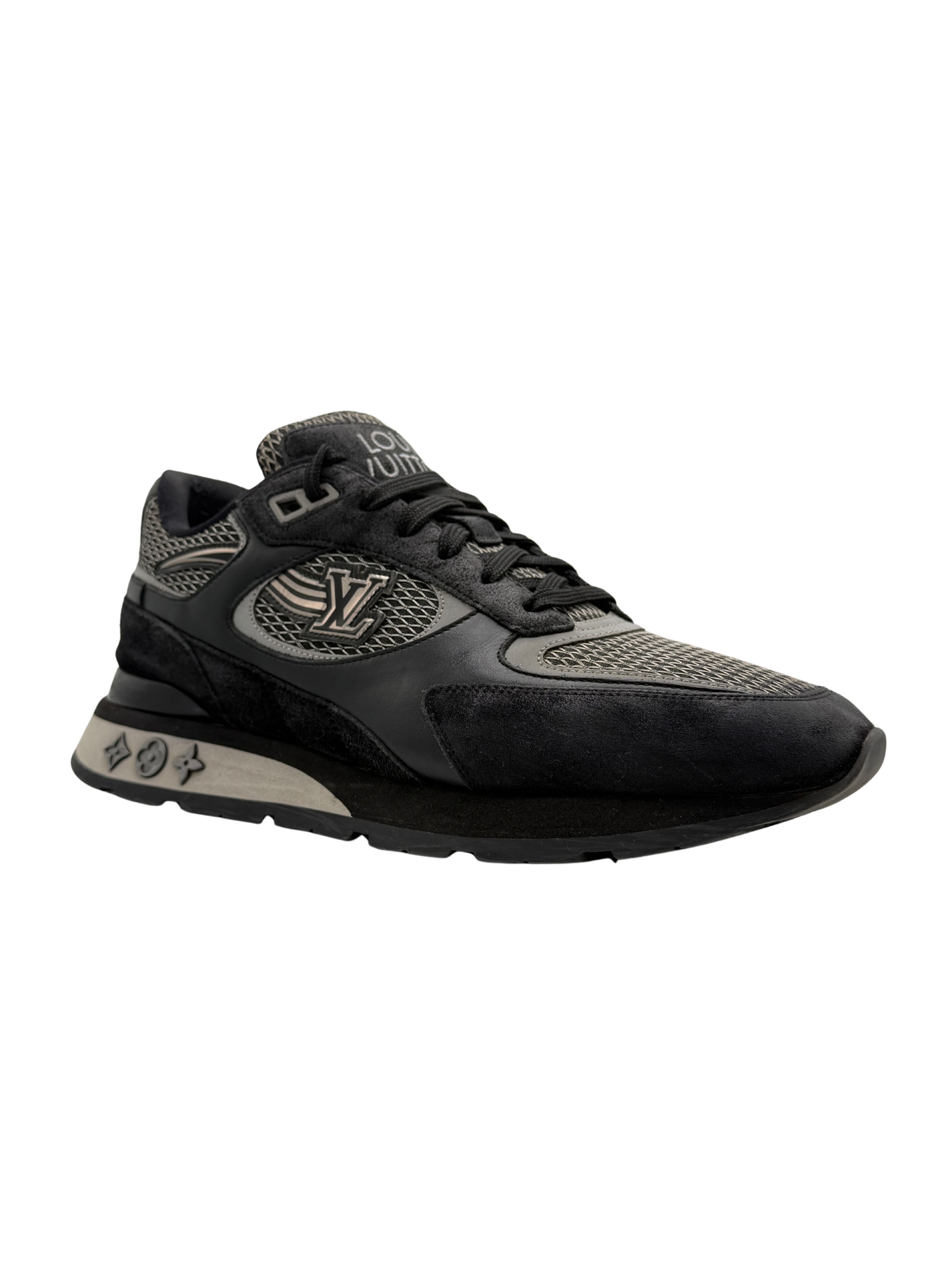 Louis Vuitton Mesh Run Away Trainers - Black