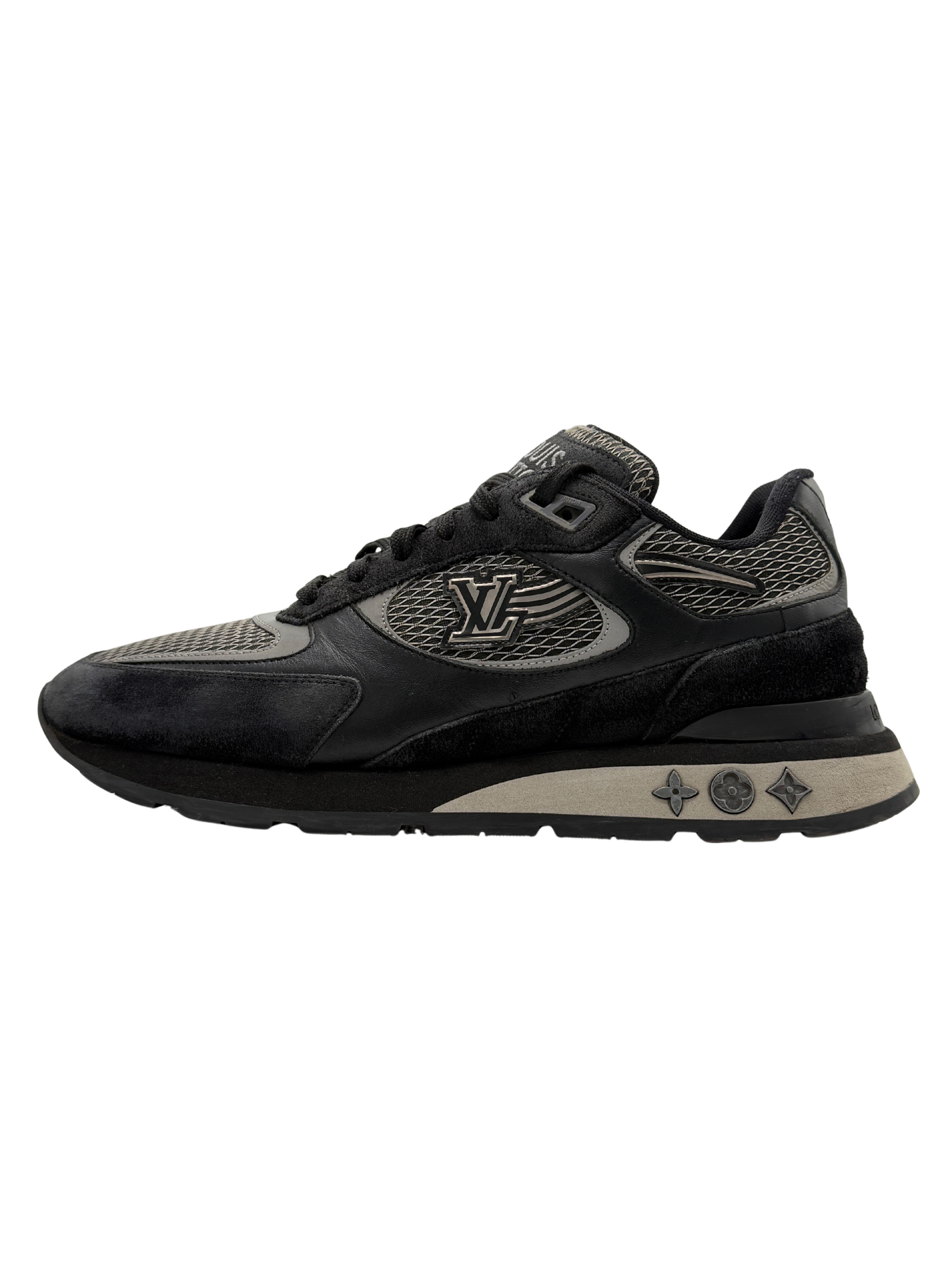 Louis Vuitton Mesh Run Away Trainers - Black