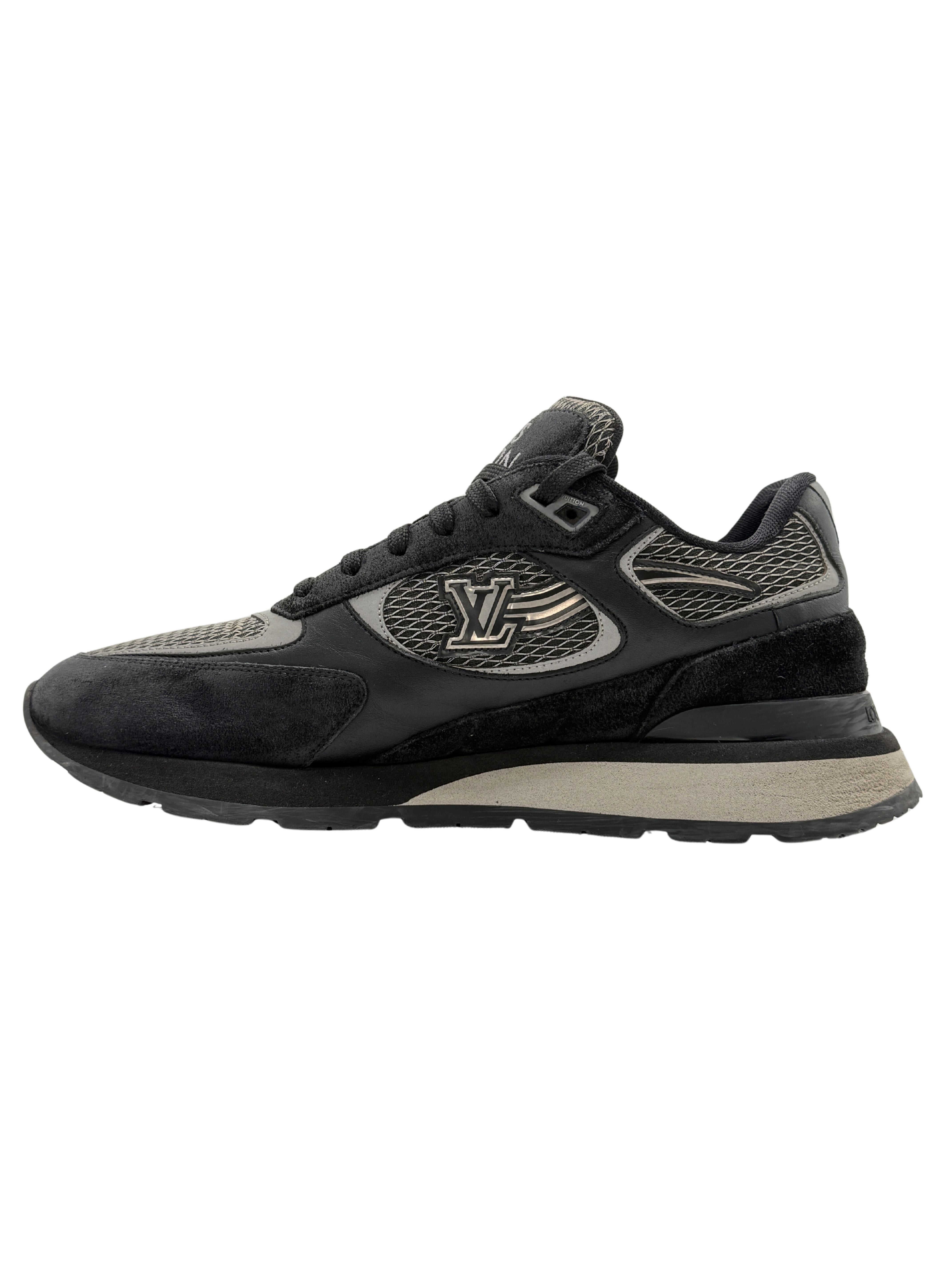 Louis Vuitton Mesh Run Away Trainers - Black