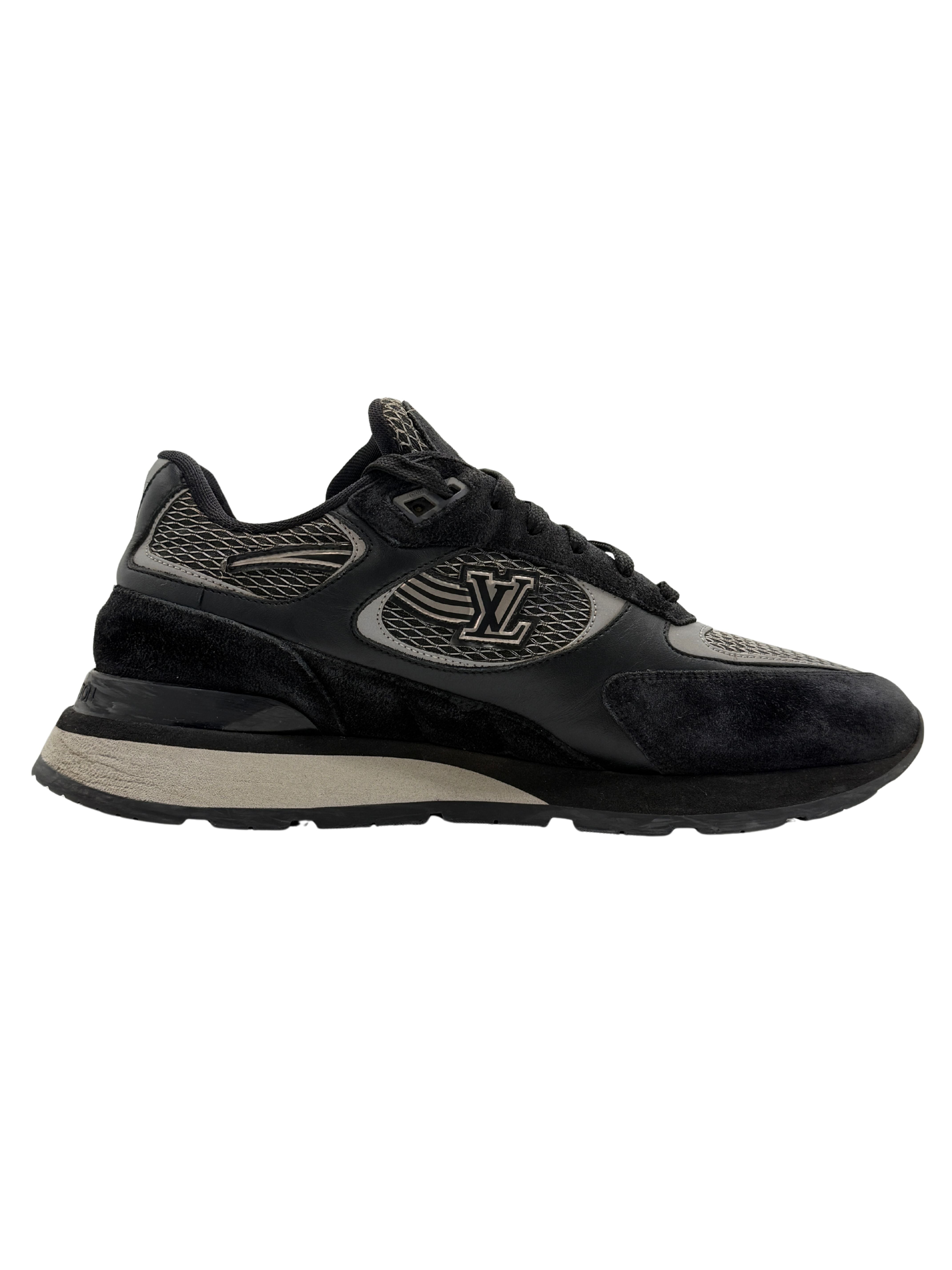 Louis Vuitton Mesh Run Away Trainers - Black