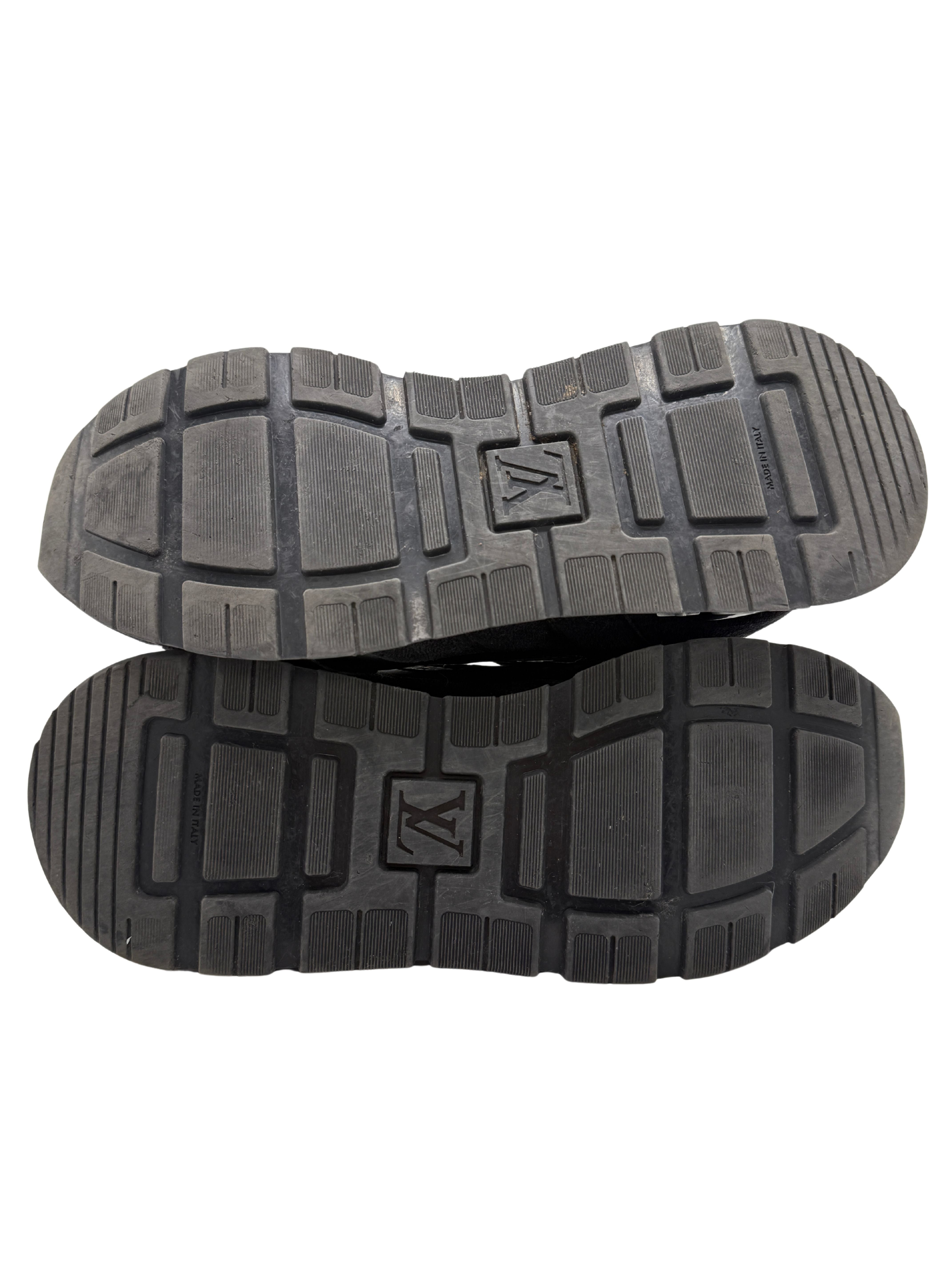 Louis Vuitton Mesh Run Away Trainers - Black