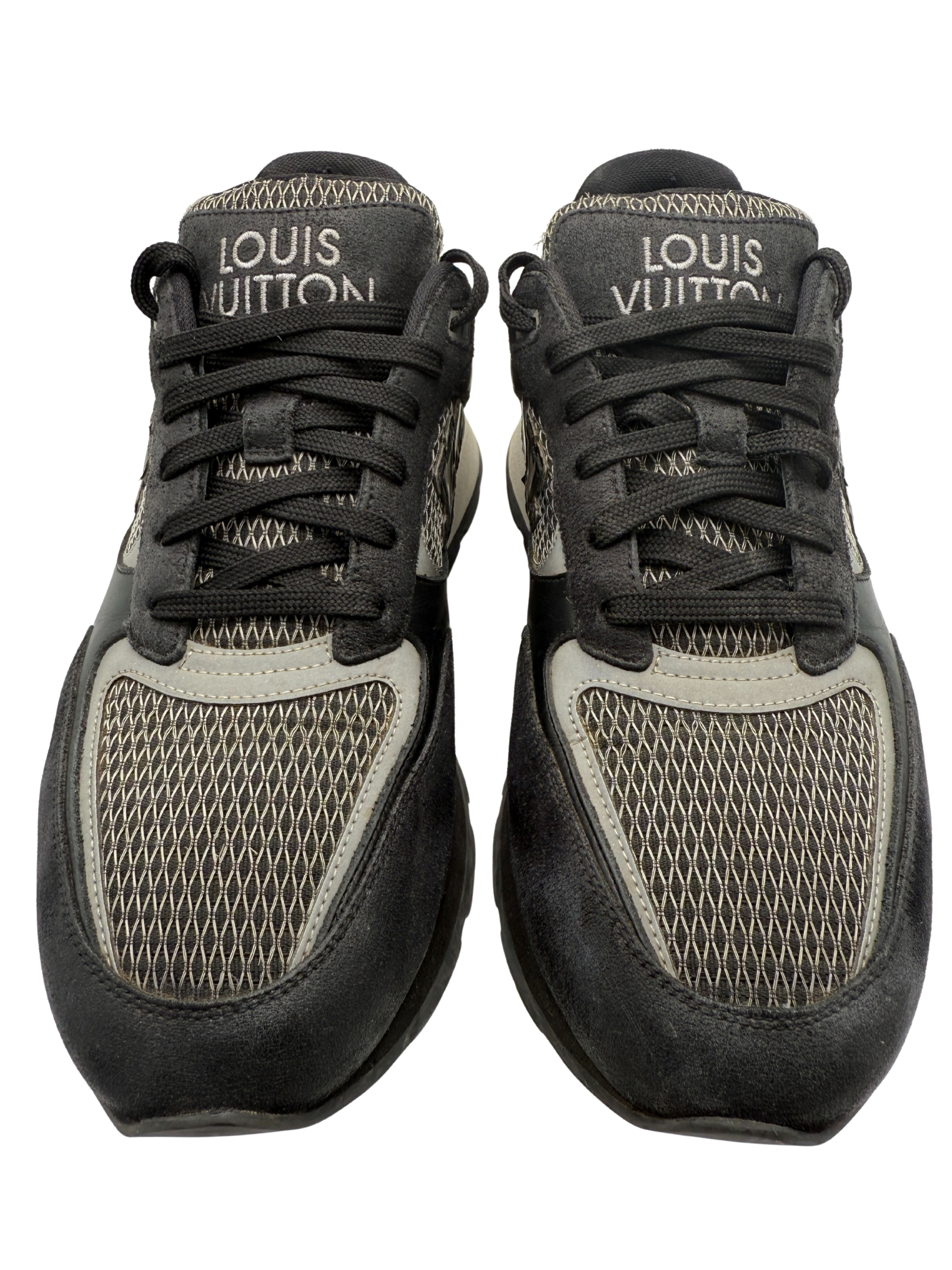 Louis Vuitton Mesh Run Away Trainers - Black