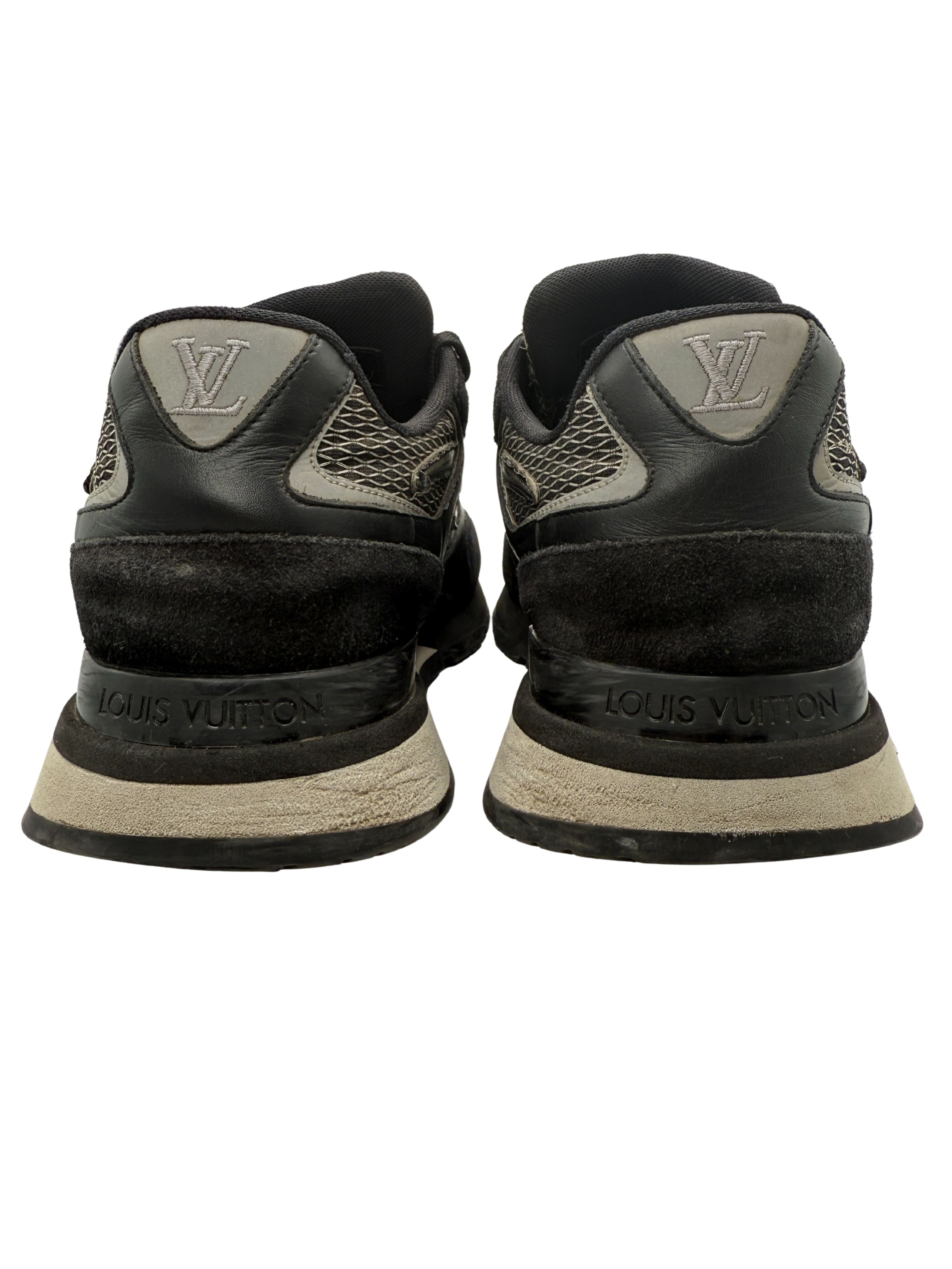 Louis Vuitton Mesh Run Away Trainers - Black