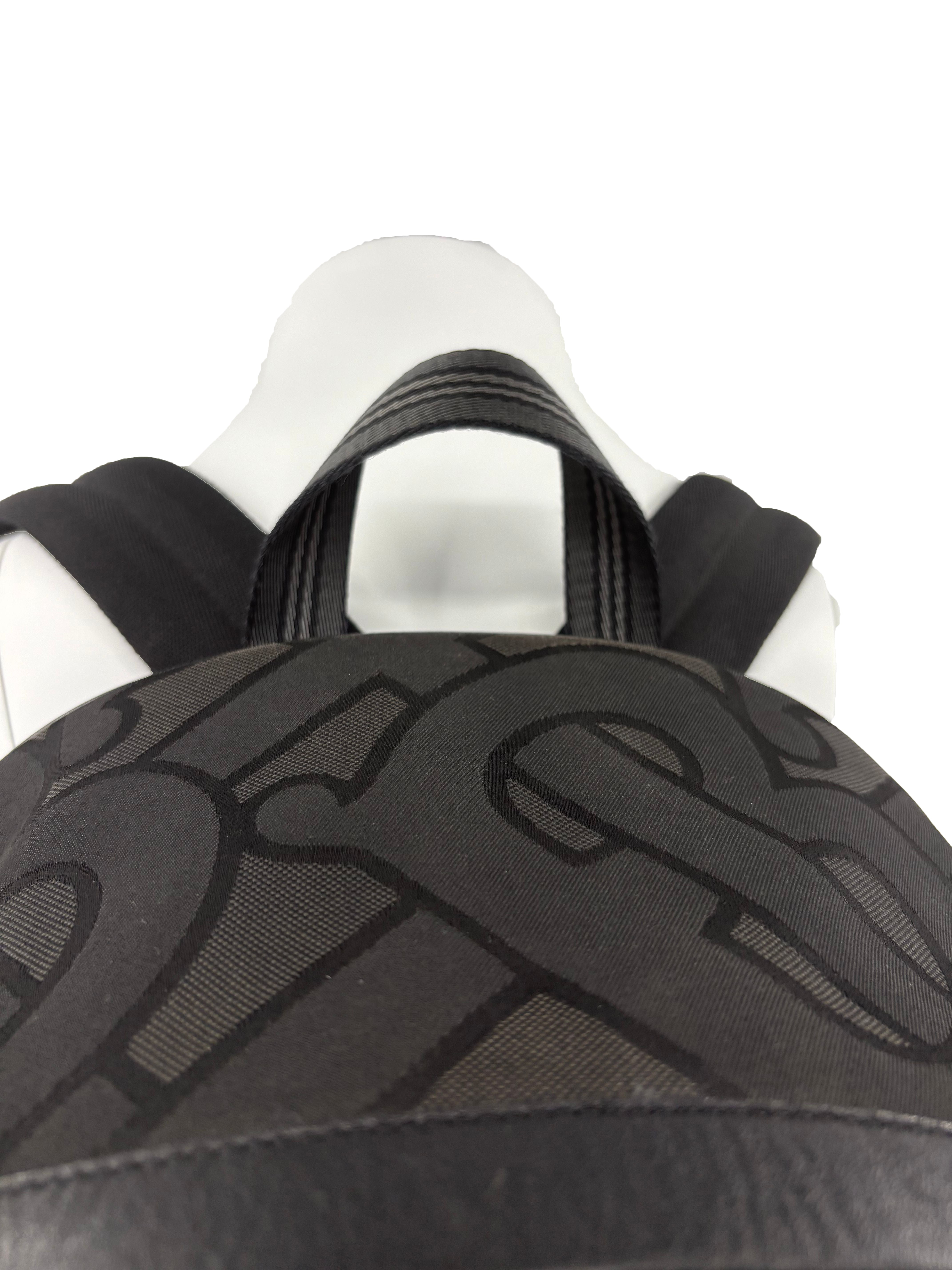 Burberry Monogram Backpack - Black Burberry