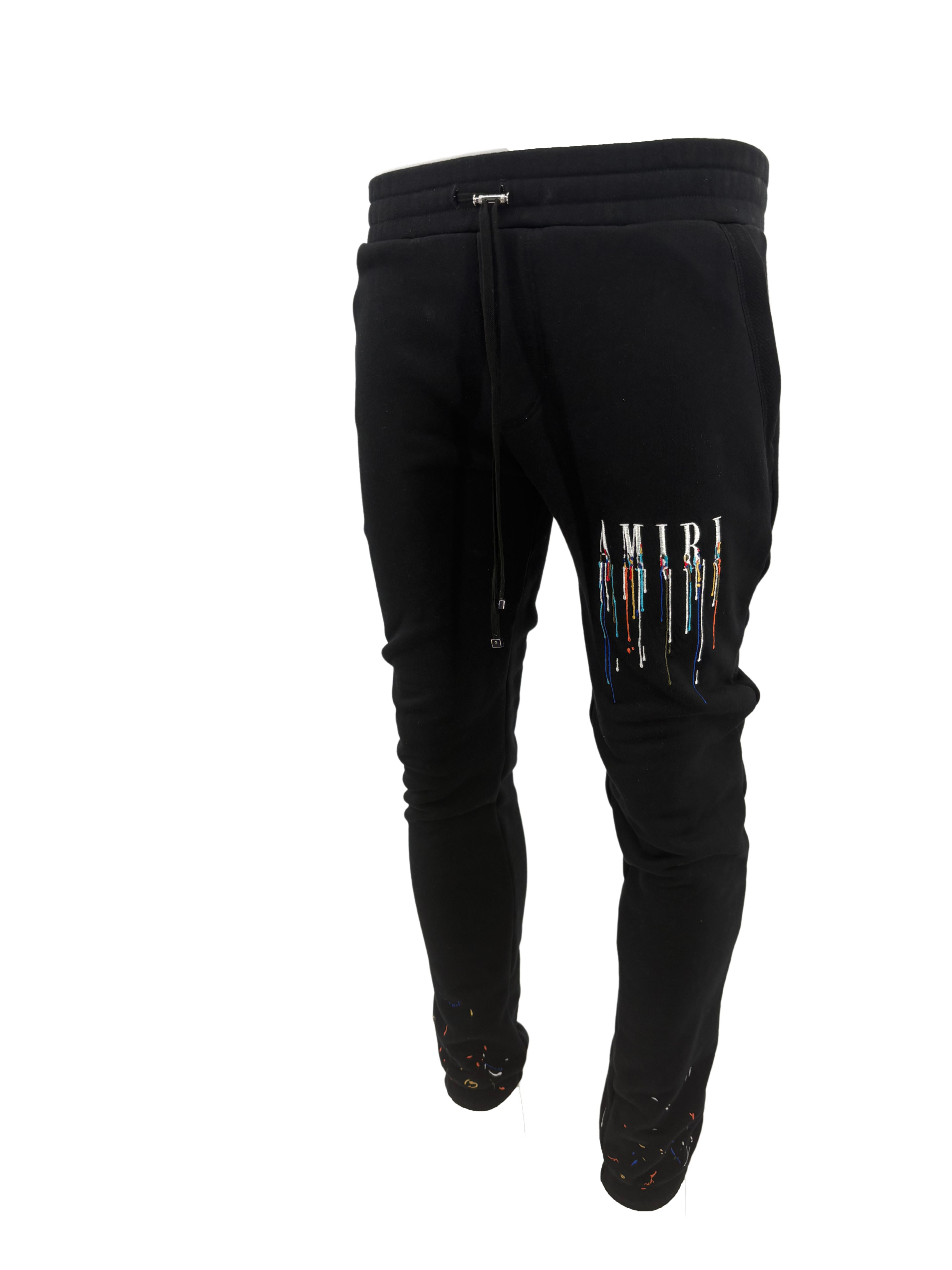 AMIRI Paint Drip Core Logo Tracksuit - Black