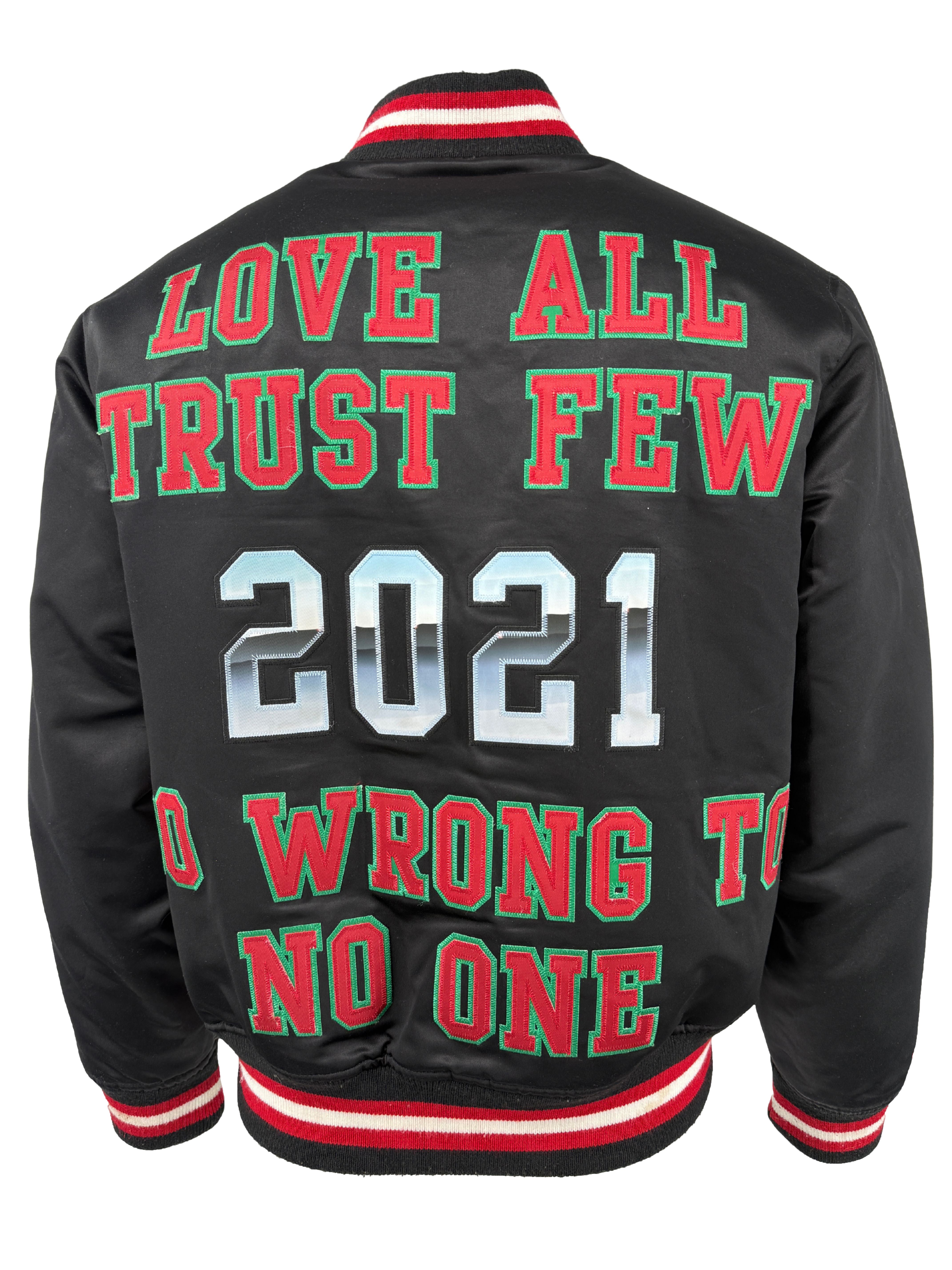 Supreme Mitchell & Ness Varsity Jacket - Black Supreme