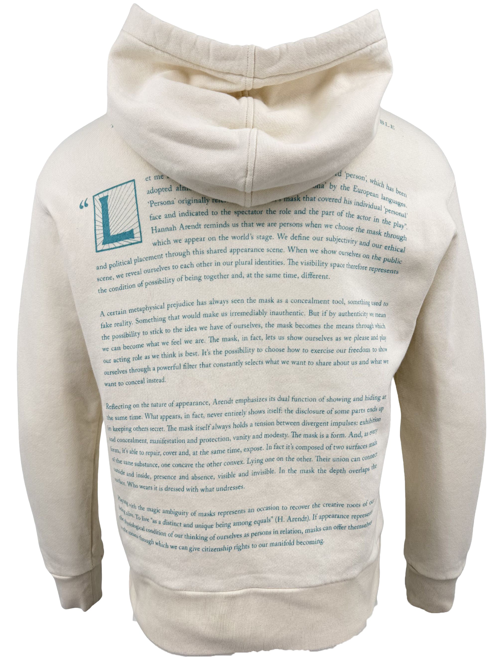 Gucci Manifesto Mask Graphic Hoodie - Cream