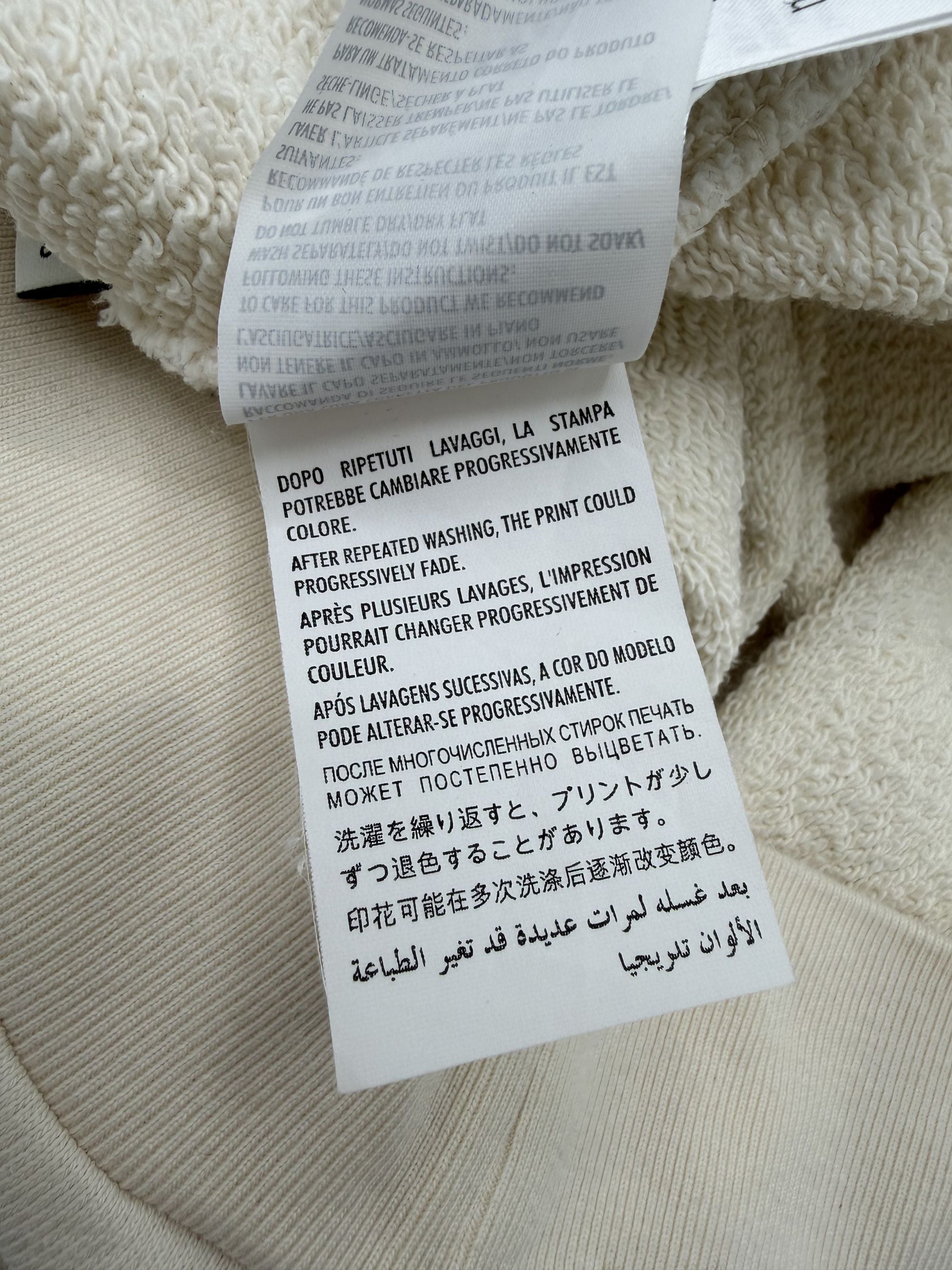Gucci Manifesto Mask Graphic Hoodie - Cream