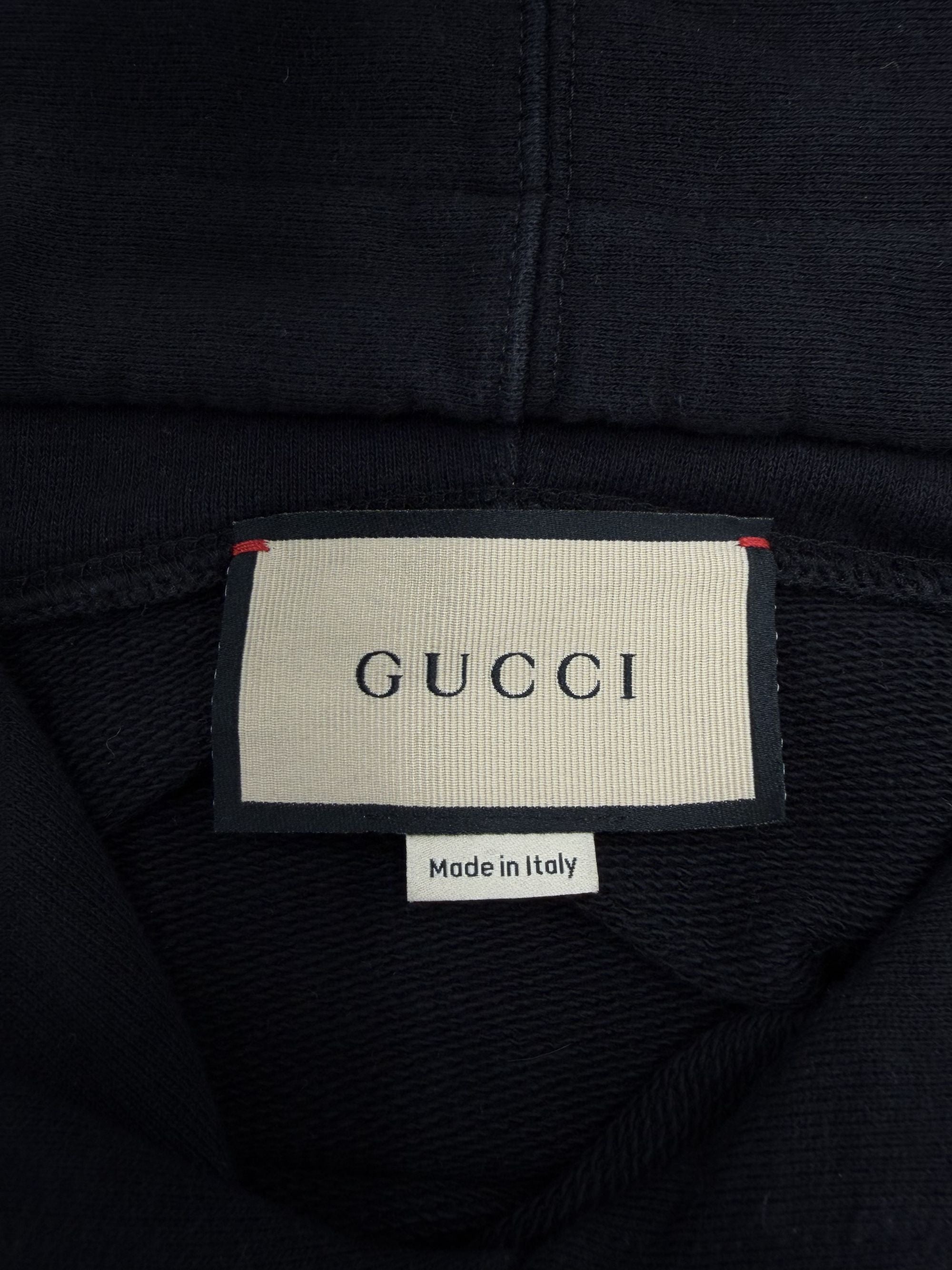 Gucci Interlocking G Star Hoodie - Black Gucci